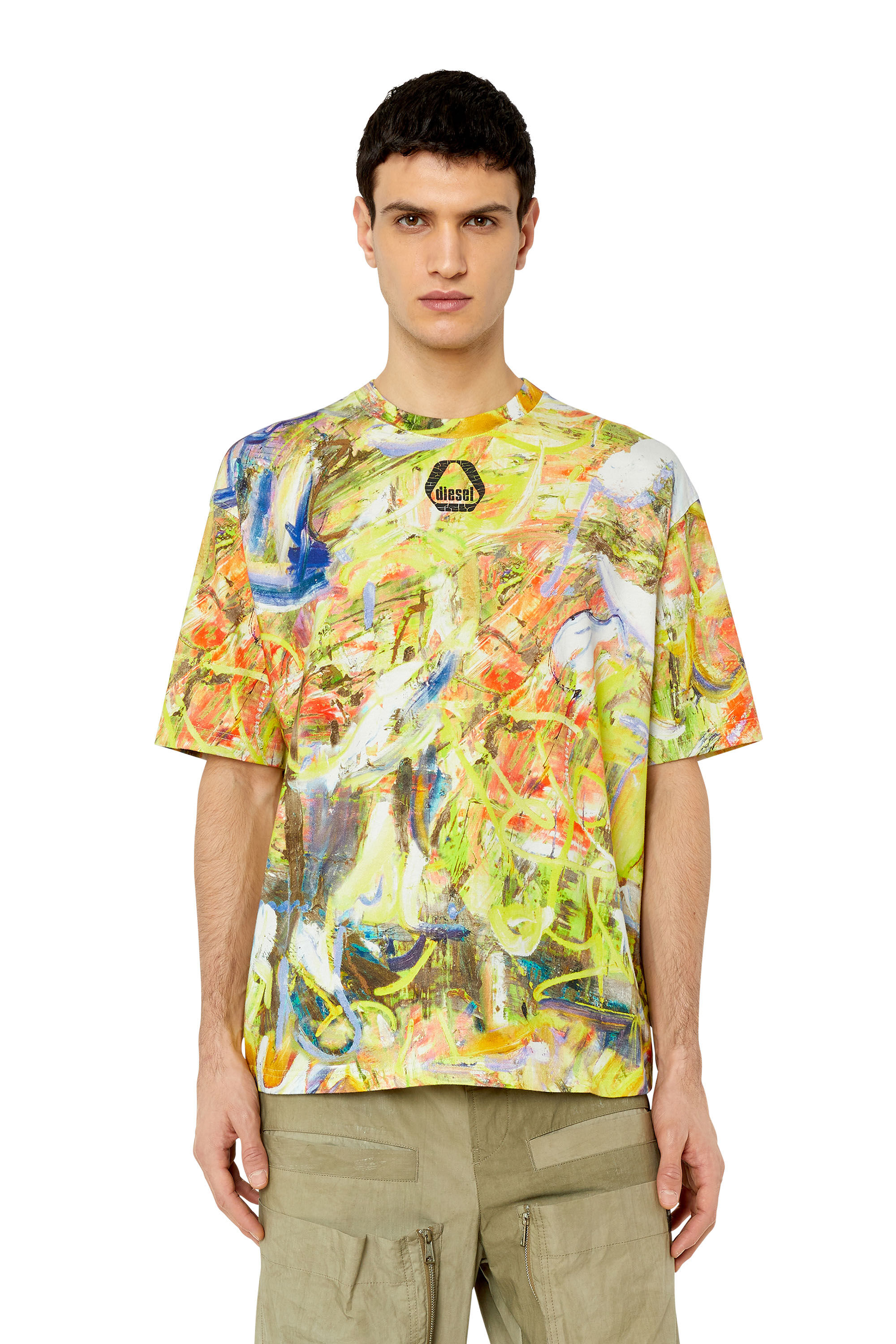 Diesel - T-WASH-G8, White/Yellow - Image 3