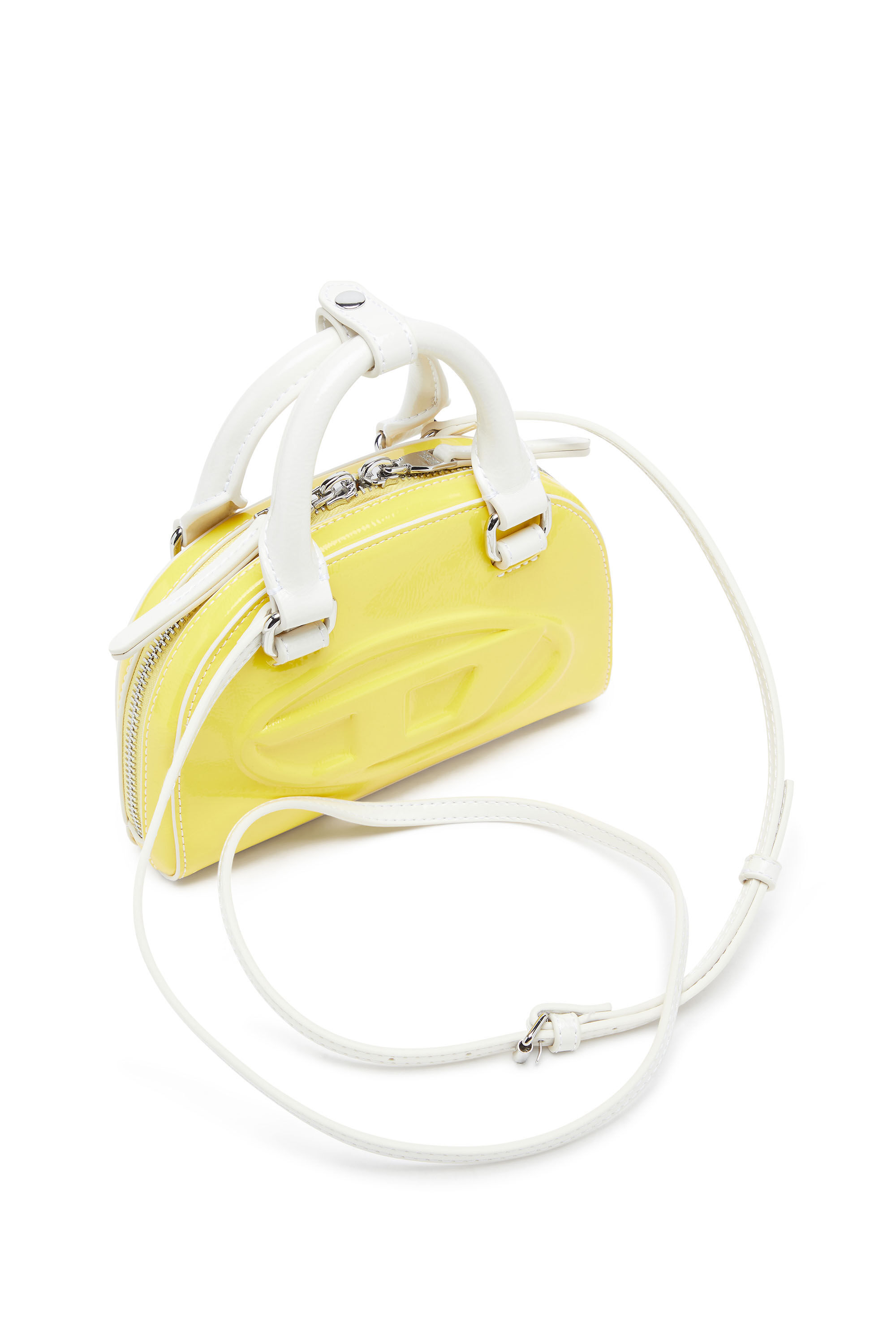 Women's 1DR Dome-Slim bowling bag with naplak effect | Yellow