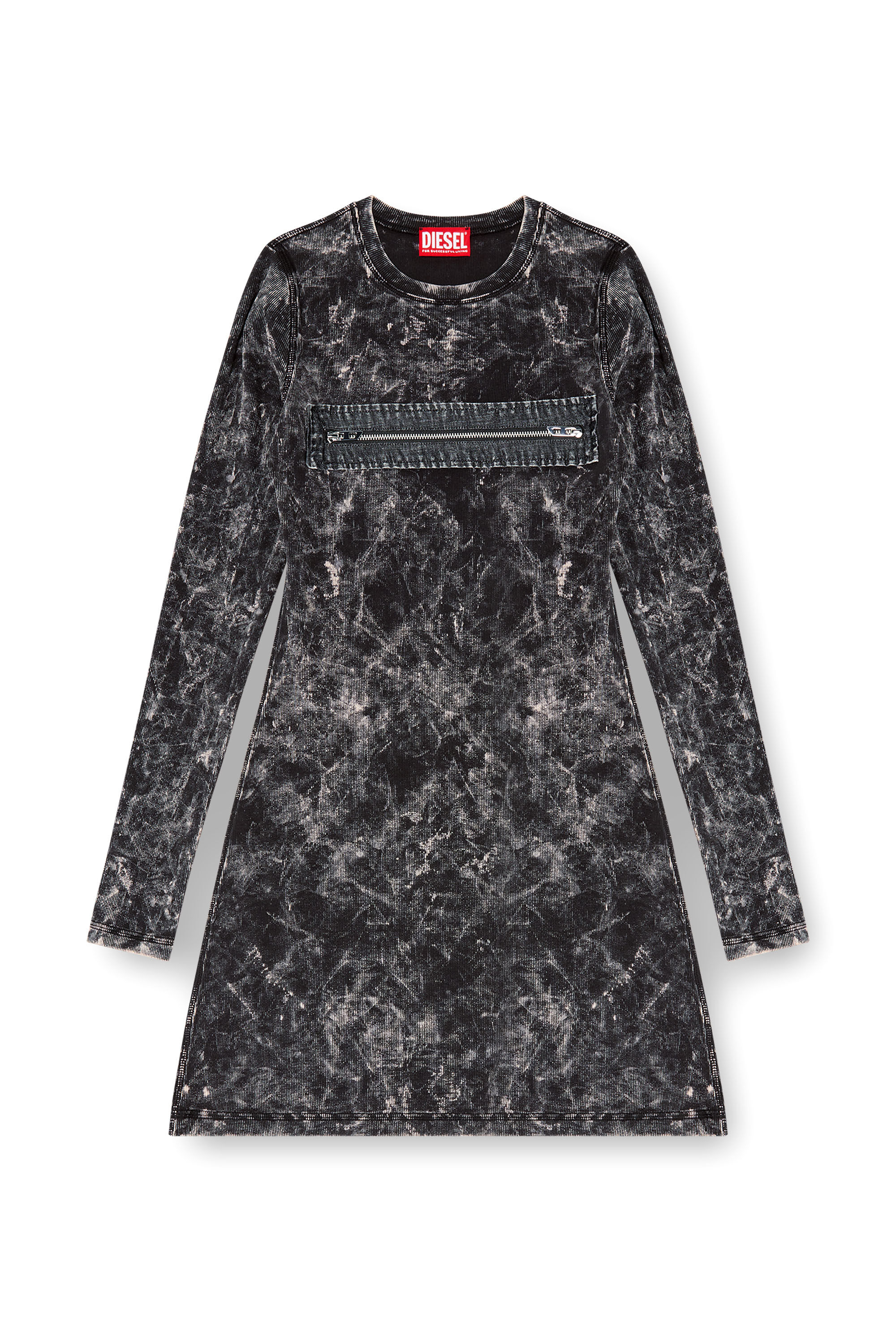 ワンピース DIESEL Woman Dress Black A173180AKBU 900 Women's Short dress with zipped cut-out | Black | Diesel