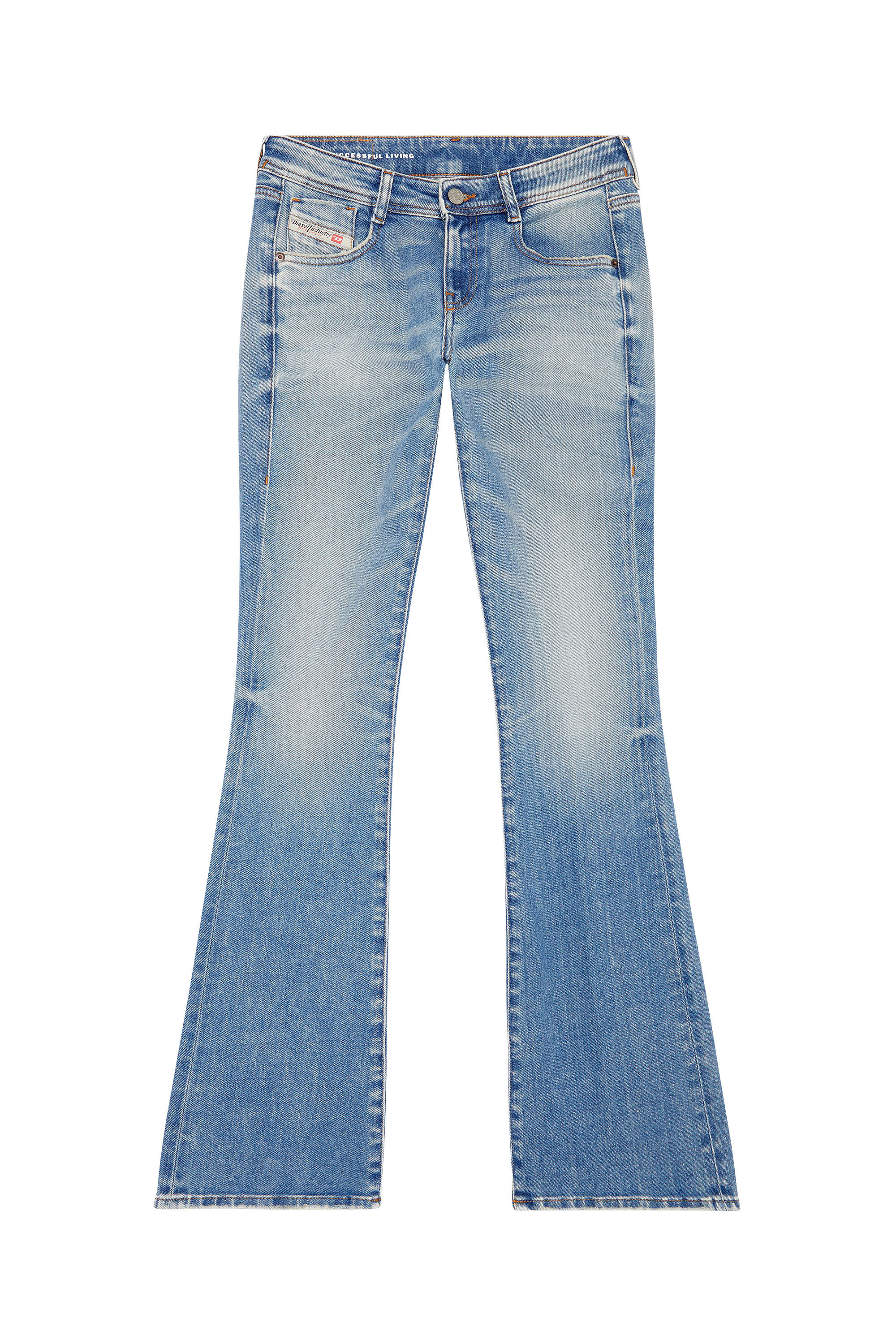 Diesel - Bootcut and Flare Jeans 1969 D-Ebbey 09G70, Light Blue - Image 2