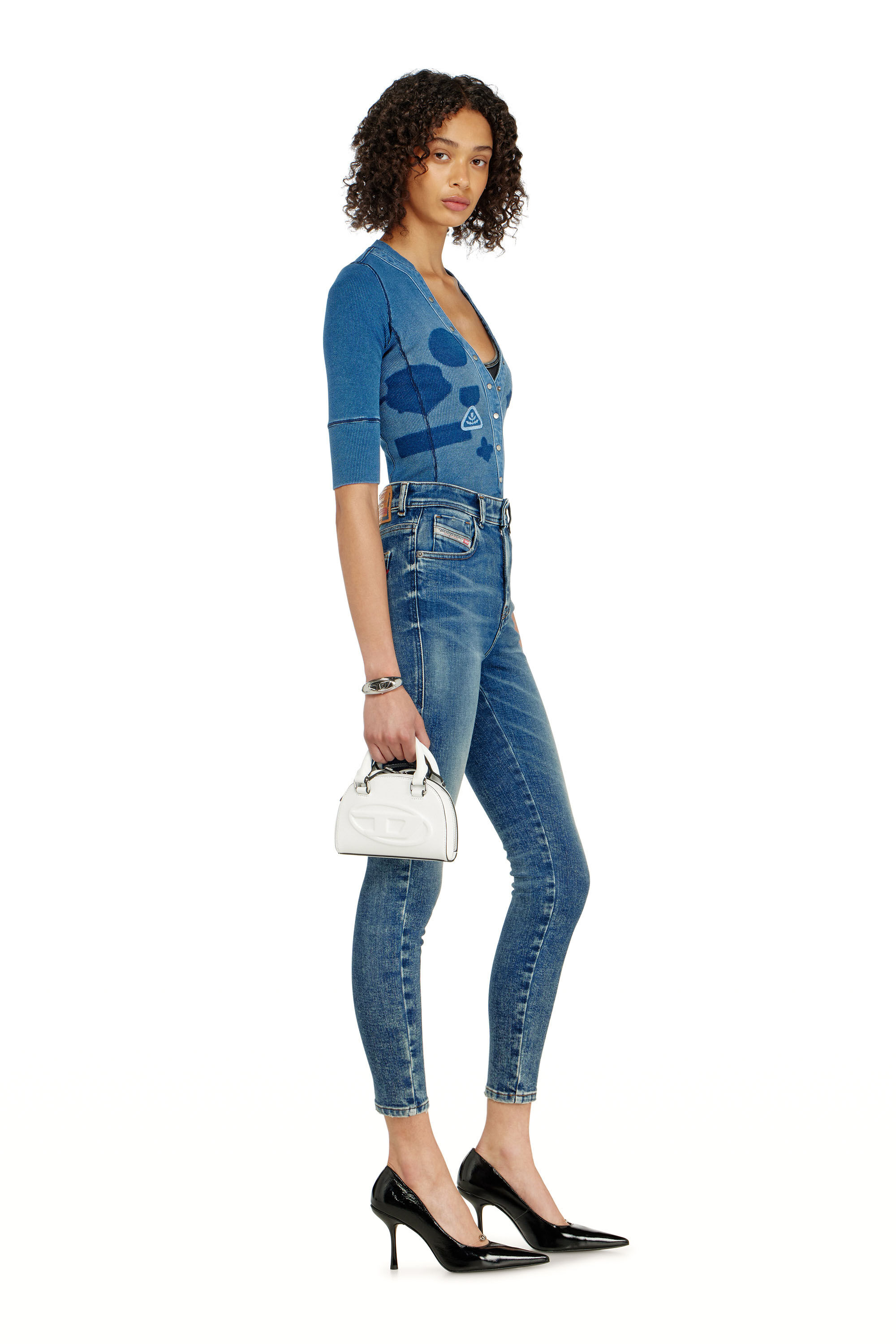 Women's Skinny Jeans | Medium blue | Diesel 1984 Slandy-High