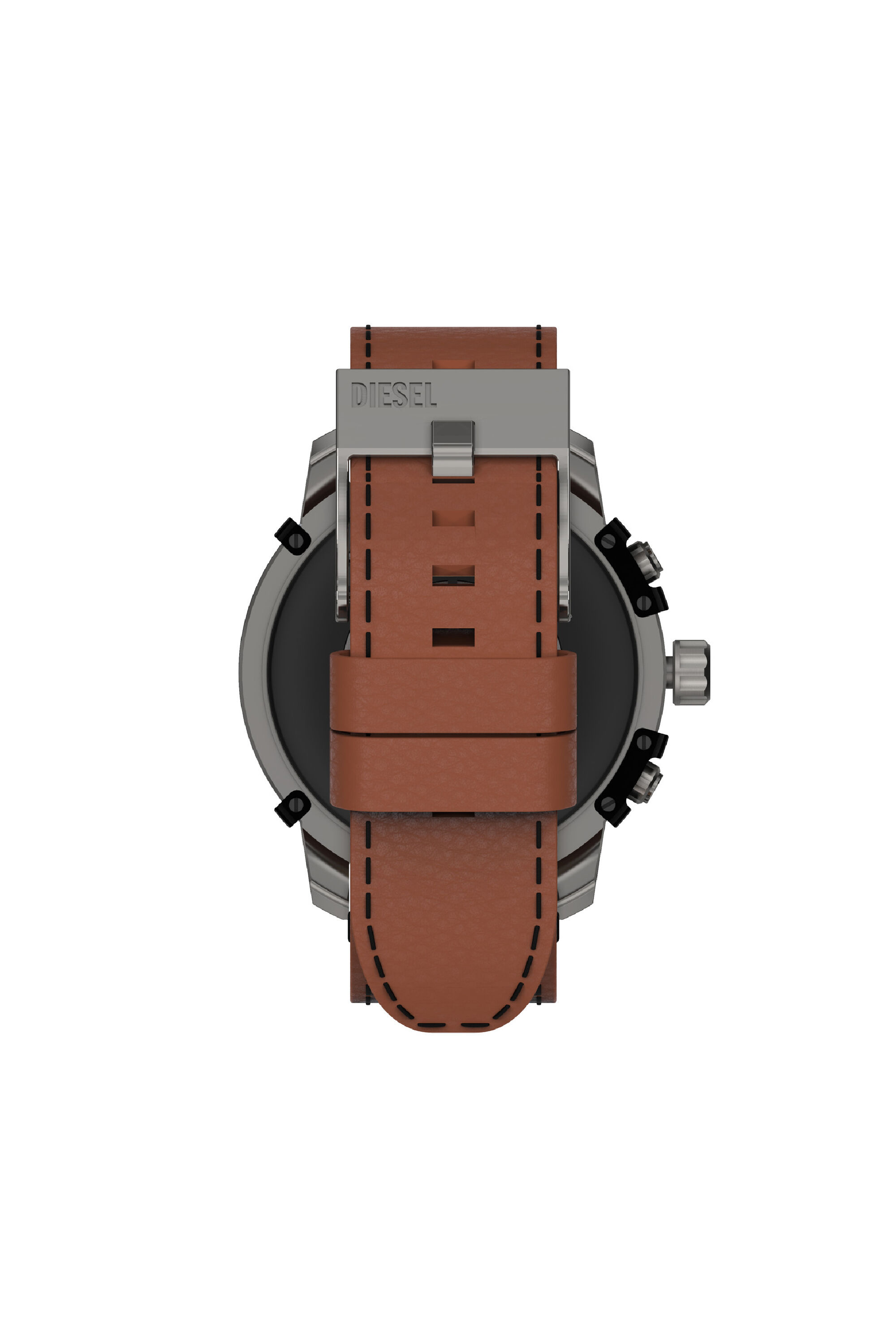 Men's Griffed leather smartwatch | Brown | Diesel
