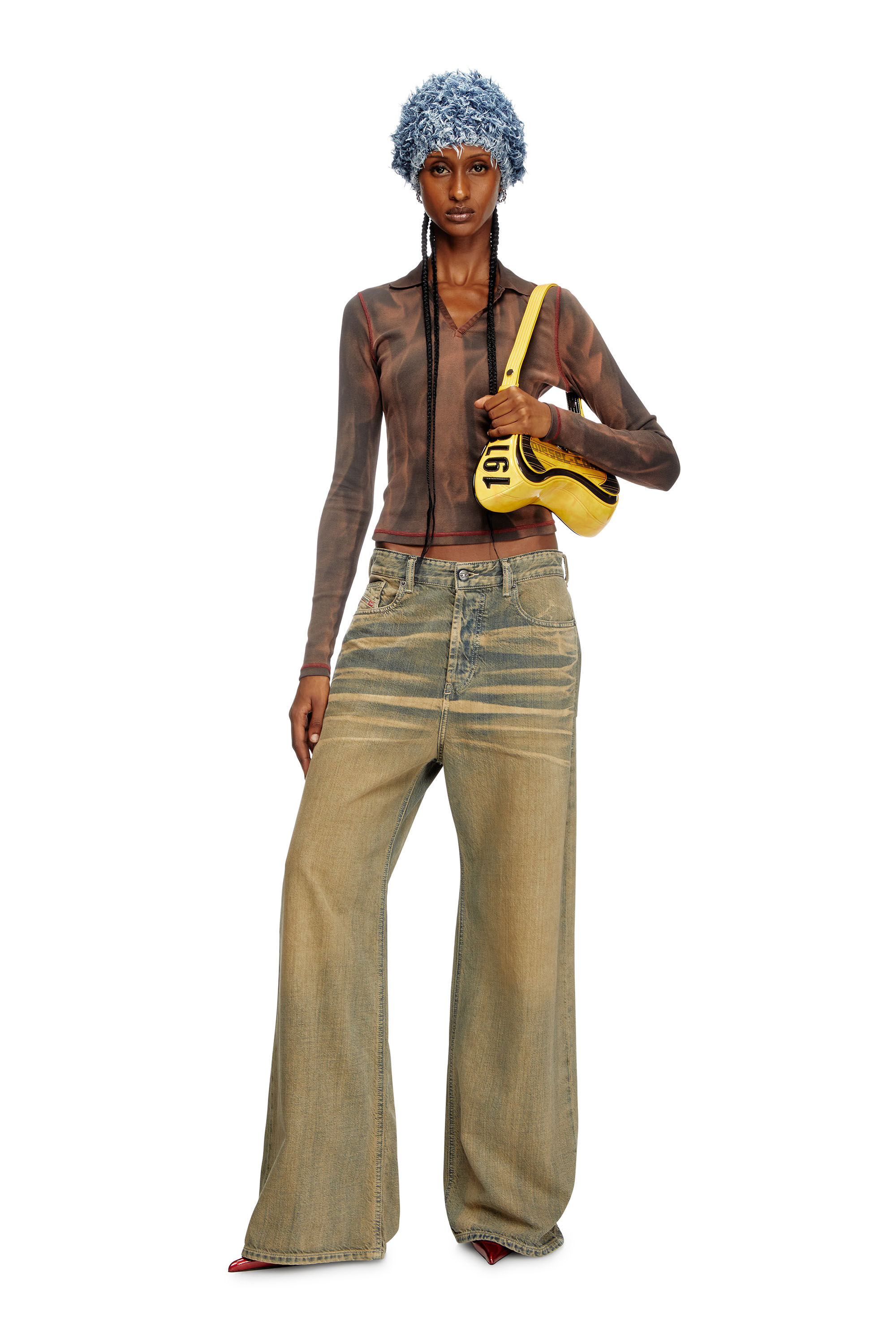 Women's Relaxed Jeans | Medium blue | Diesel 1996 D-Sire