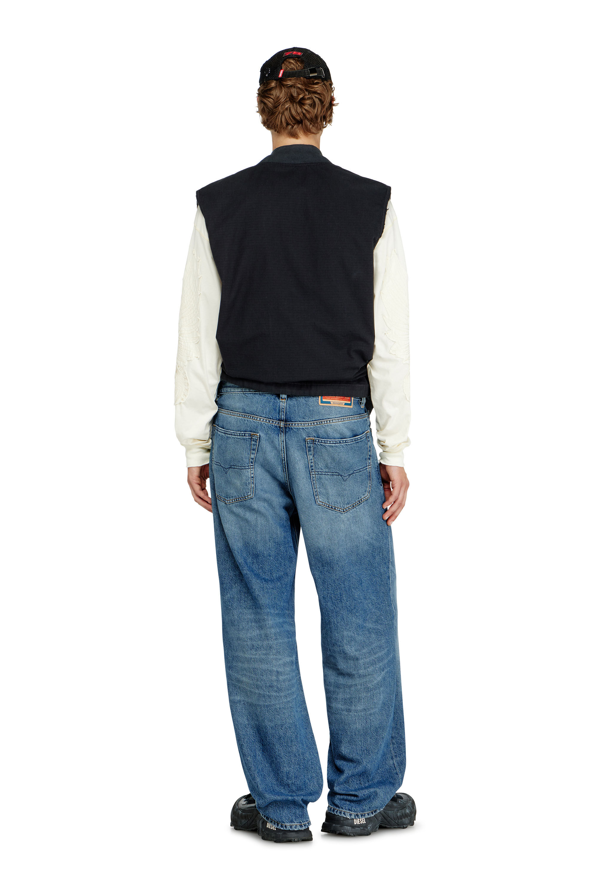 Diesel - Man's Relaxed Jeans 2001 D-Macro 09P61, Medium blue - 3