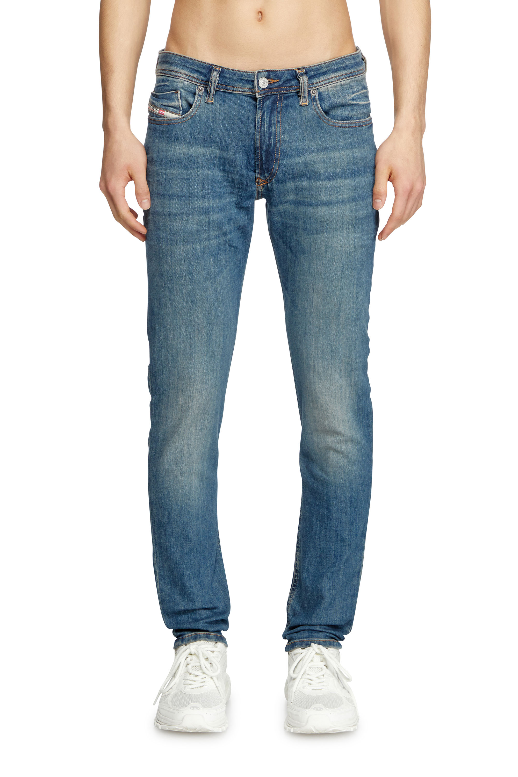 Diesel - Man's Skinny Jeans 1979 Sleenker 0BMBT, Medium blue - 2