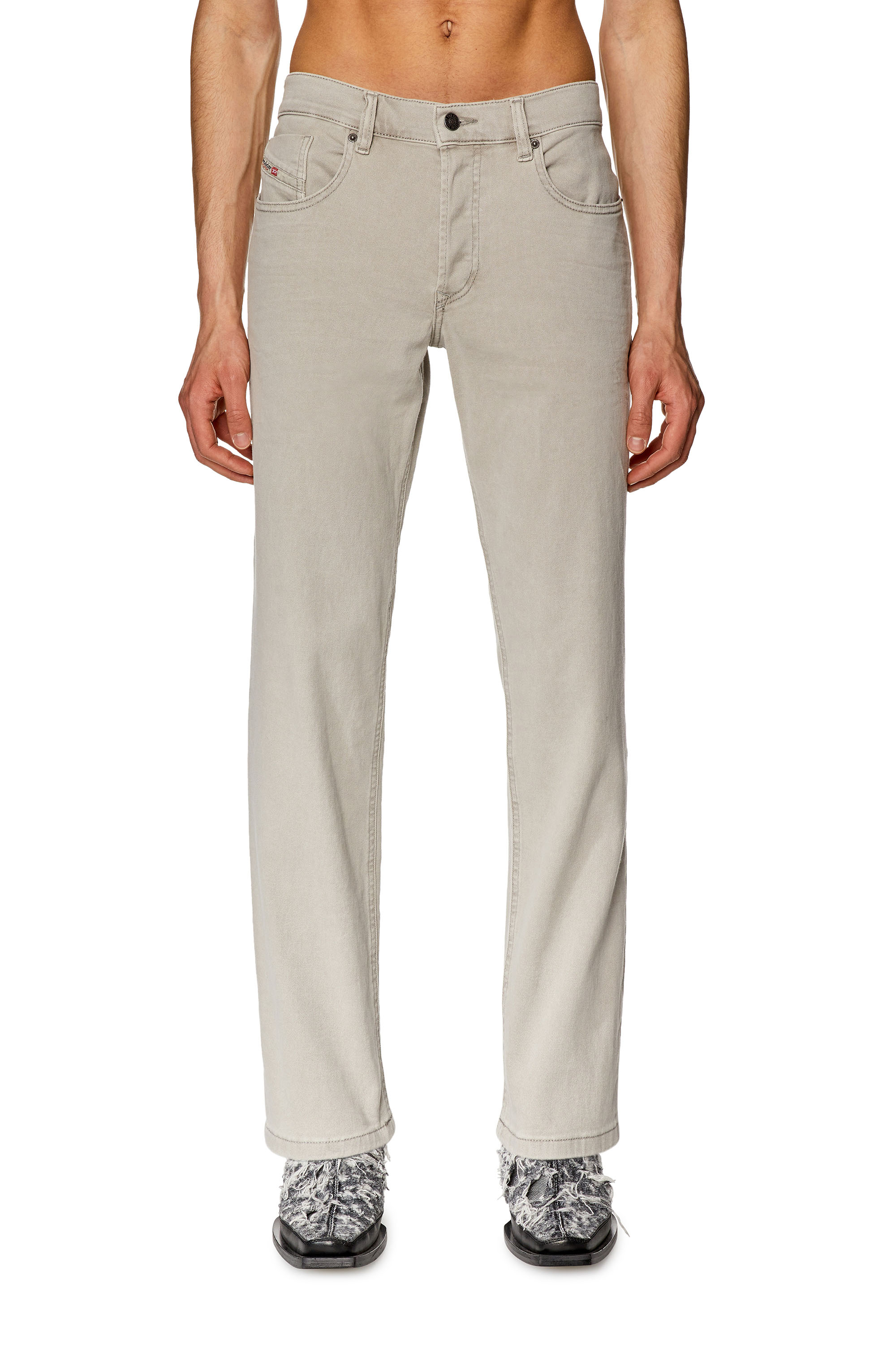 Diesel - 2023 D-Finitive 0QWTY Tapered Jeans, Light Grey - Image 1