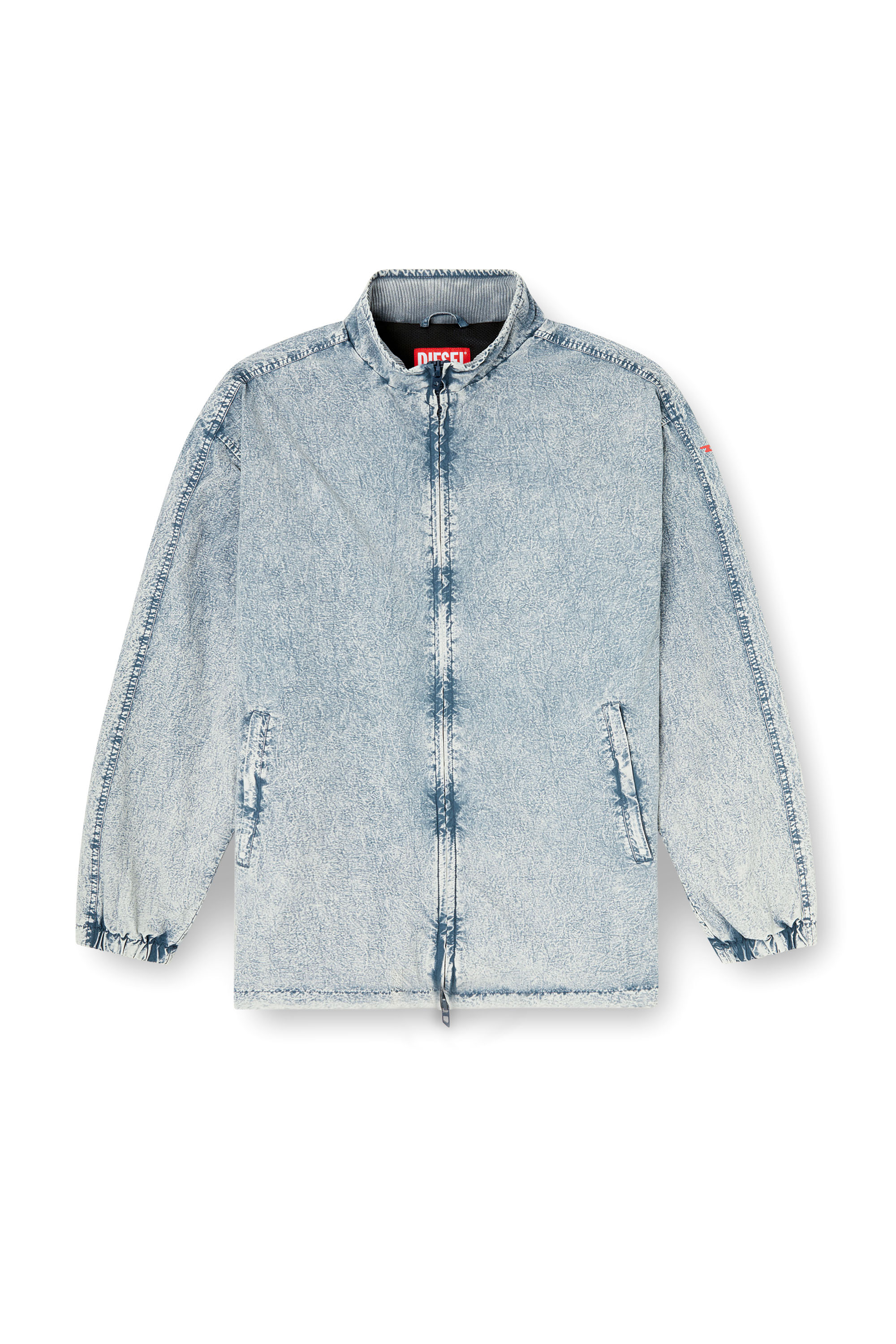 J-WILSON, Light Blue Diesel - J-WILSON, Man's Jacket in recycled nylon taslan in Light Blue - 2