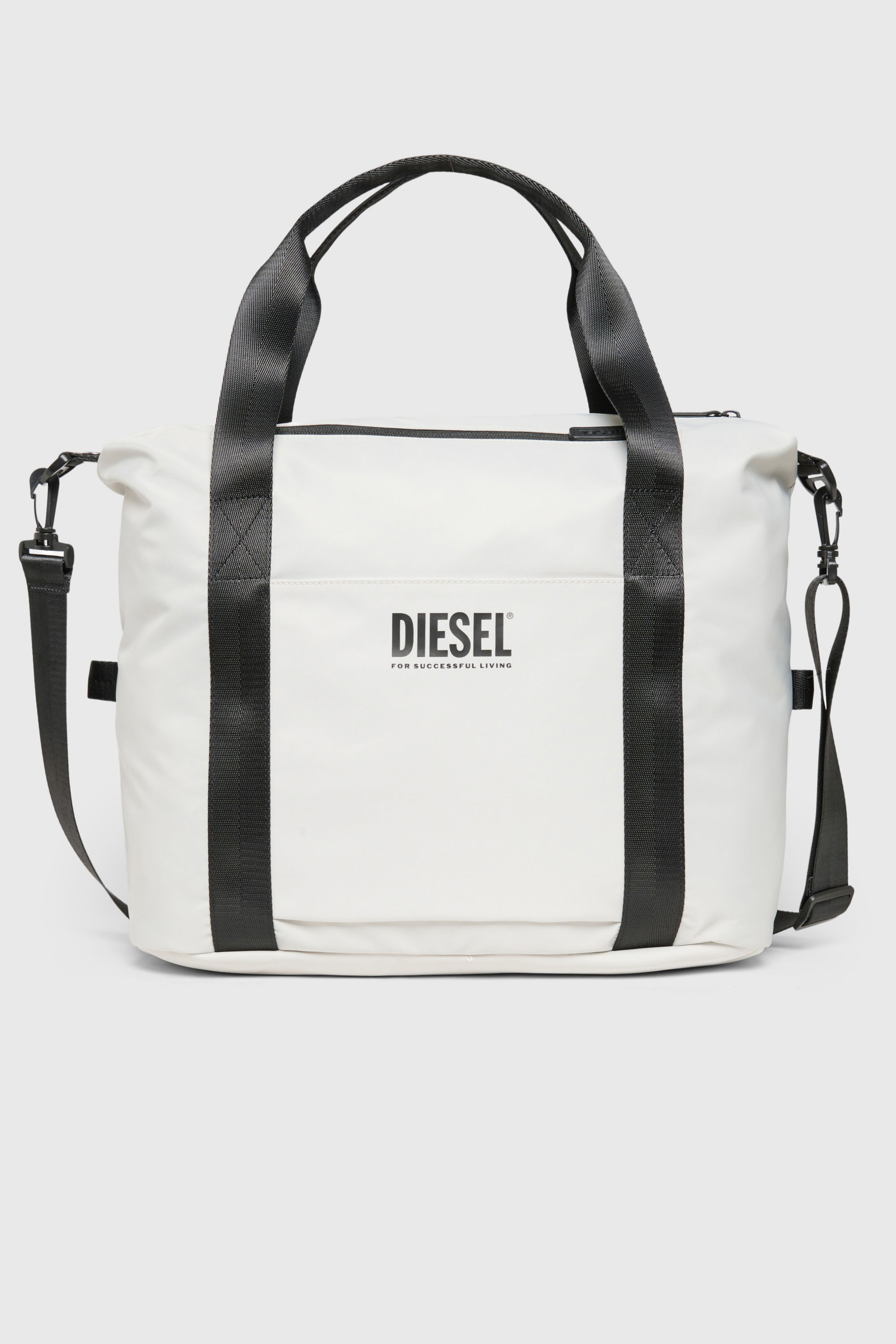 Diesel - WMUM, Woman's Wmum - Nylon travel bag in Grey - 1