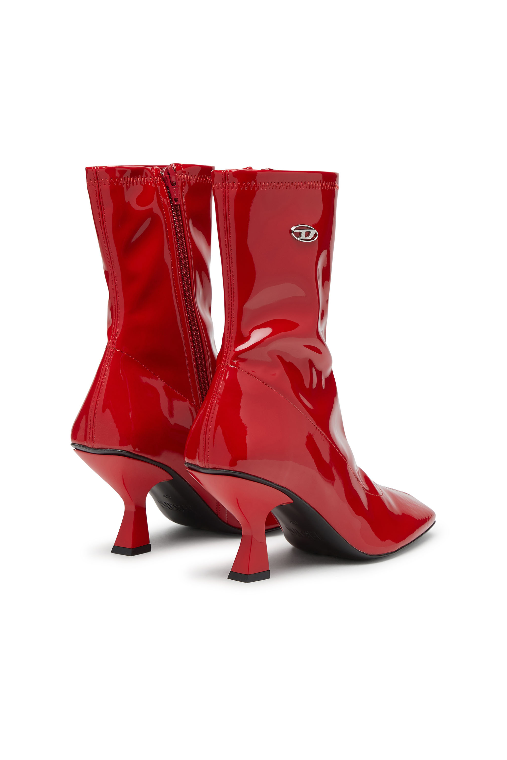 D-AMBER MD BT, Red Diesel - D-AMBER MD BT, Woman's D-Amber-Ankle boots in patent stretch PU in Red - 3