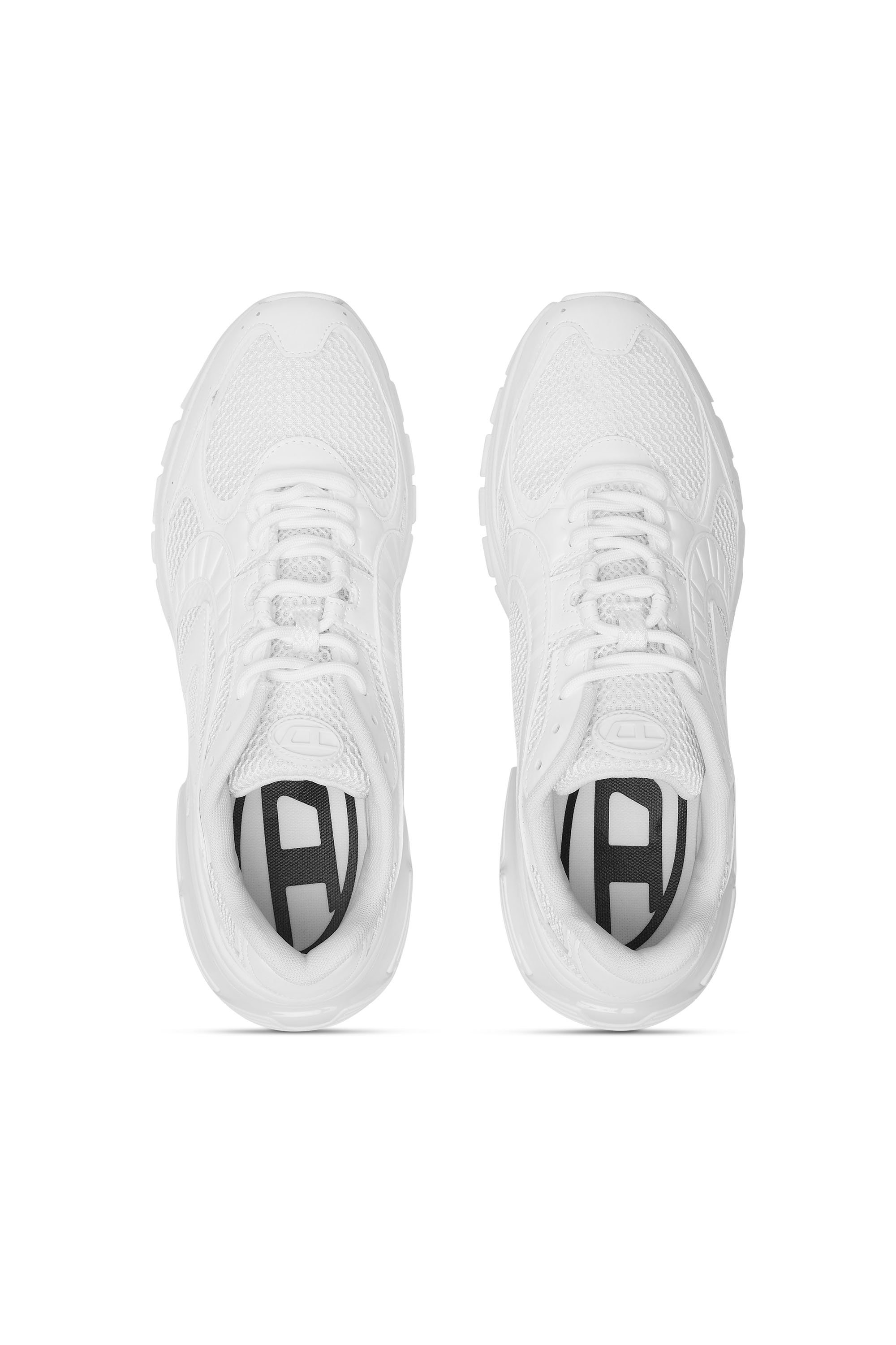 Diesel - S-PRO-V-DENSE LOW, Man's S-Pro-V-Dense-Mesh sneakers with Oval D logo in White - 5