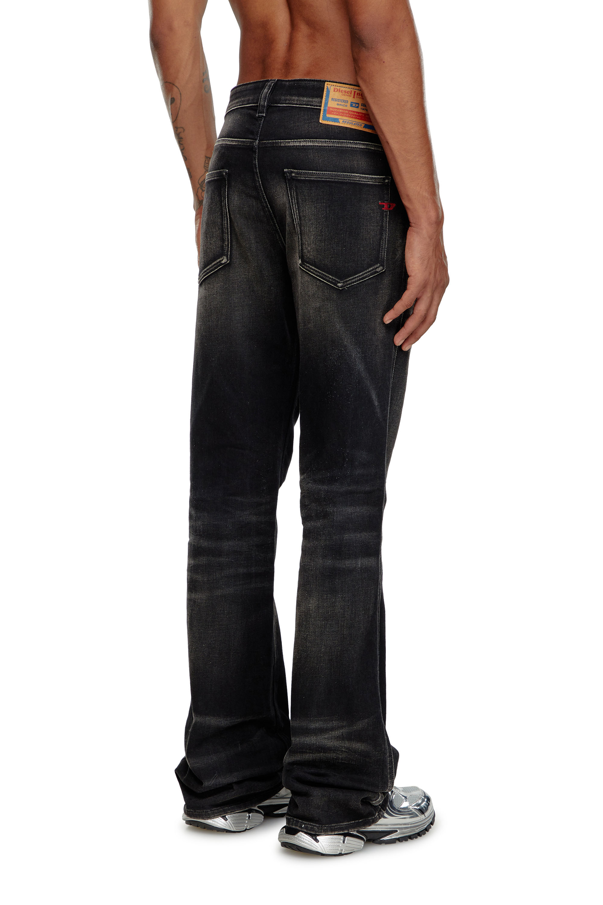 Diesel - Man's Bootcut Jeans 1998 D-Buck 09J53, Black/Dark grey - 4