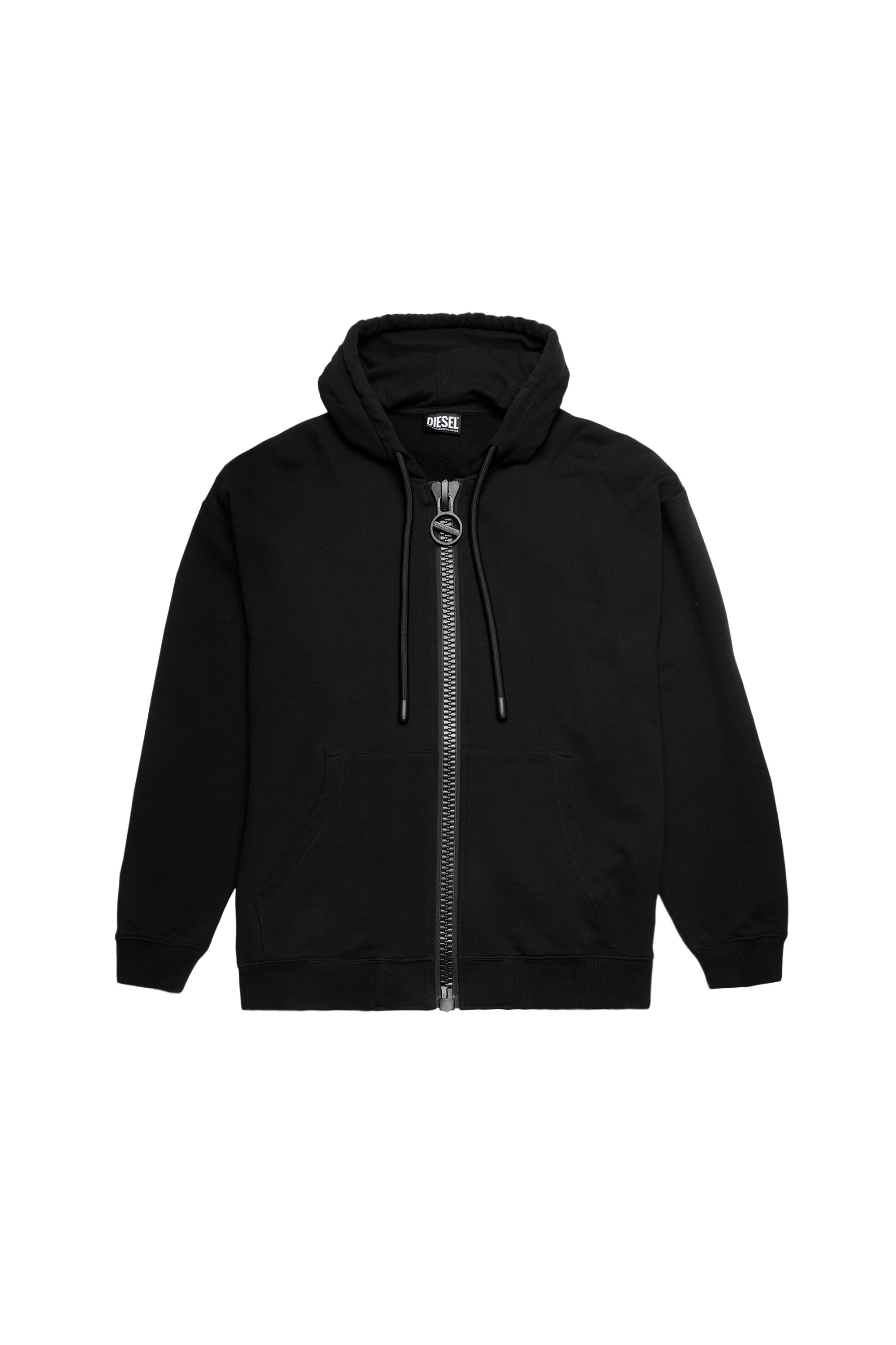 S-UMMER-BIGZIP, Black - Sweaters