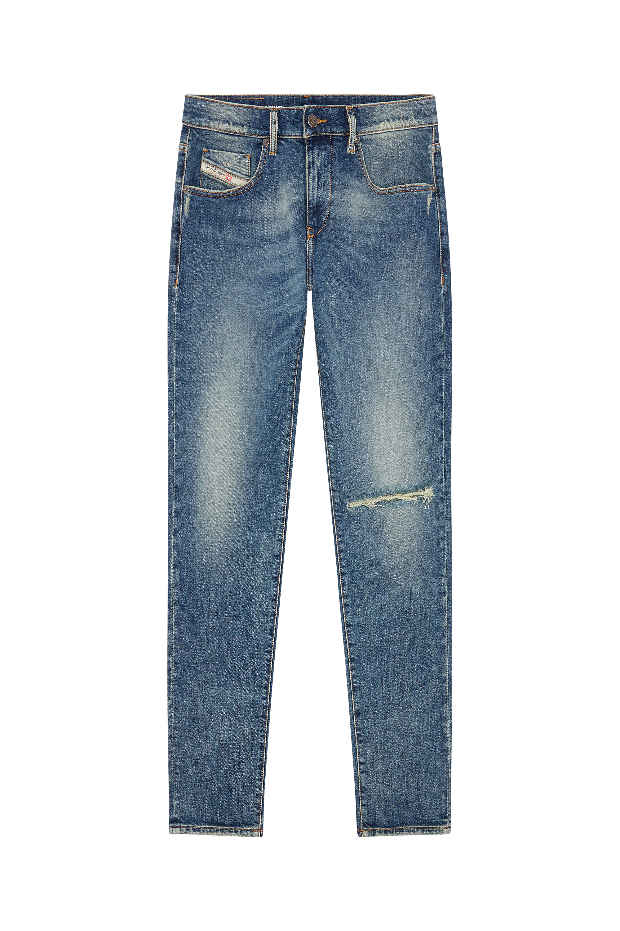 Diesel - 2019 D-Strukt 007M5 Slim Jeans, Medium blue - Image 5