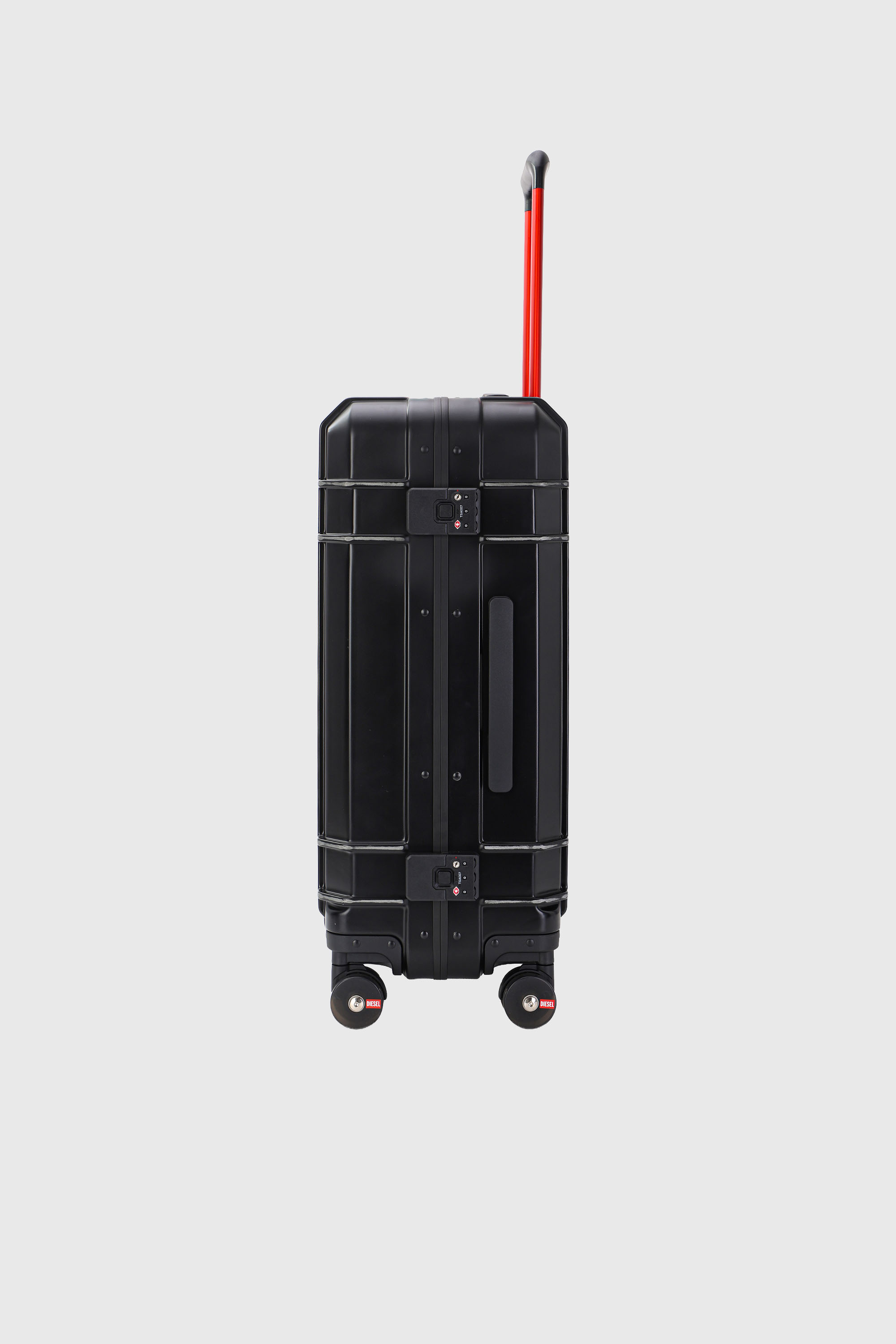 Diesel - DIESEL PC STRONG IMAGE TROLLEY- DSL003, Unisex's Rugged suitcase size M in Black - 4