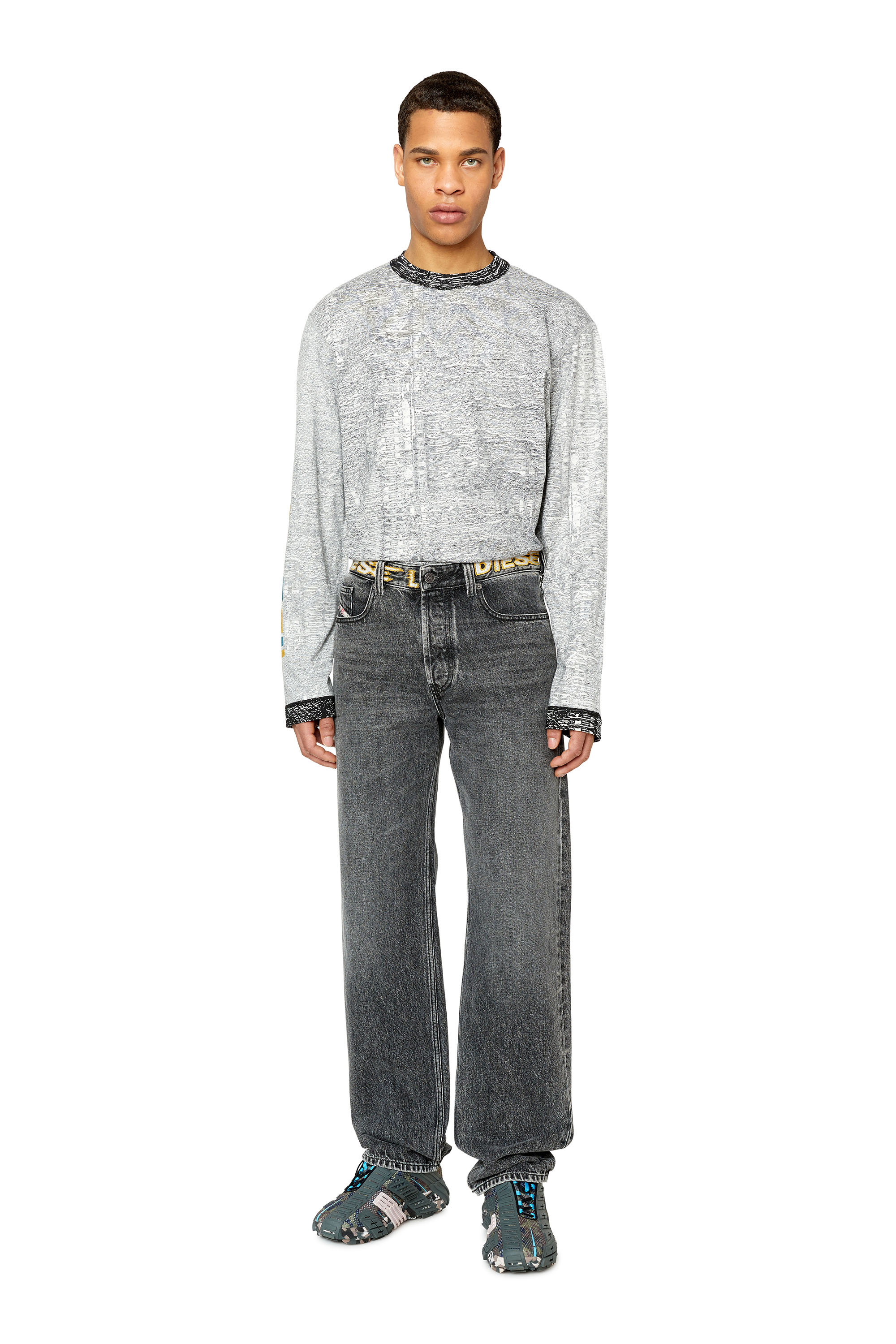 Diesel - T-CRANESIDE, Light Grey - Image 2