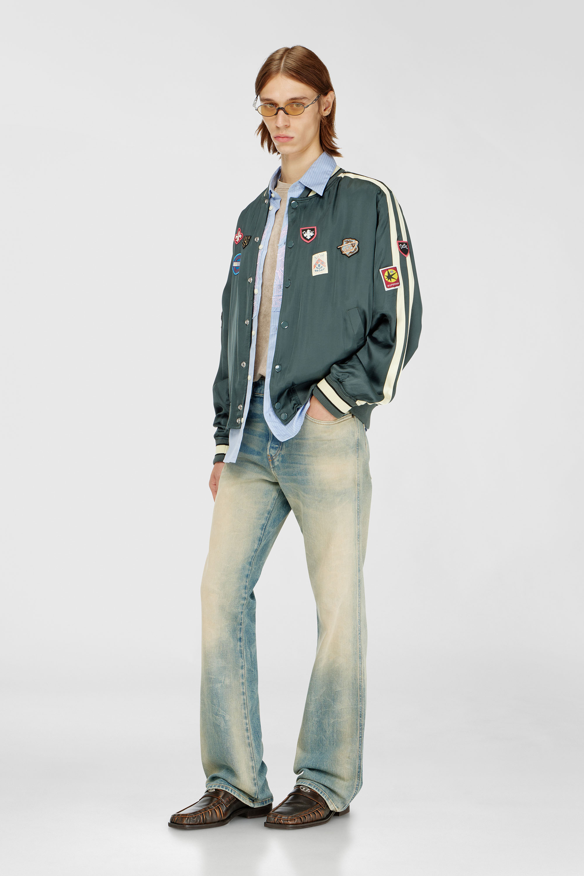 Diesel - Man's Bootcut Jeans 1998 D-Buck 09H78, Medium blue - 1