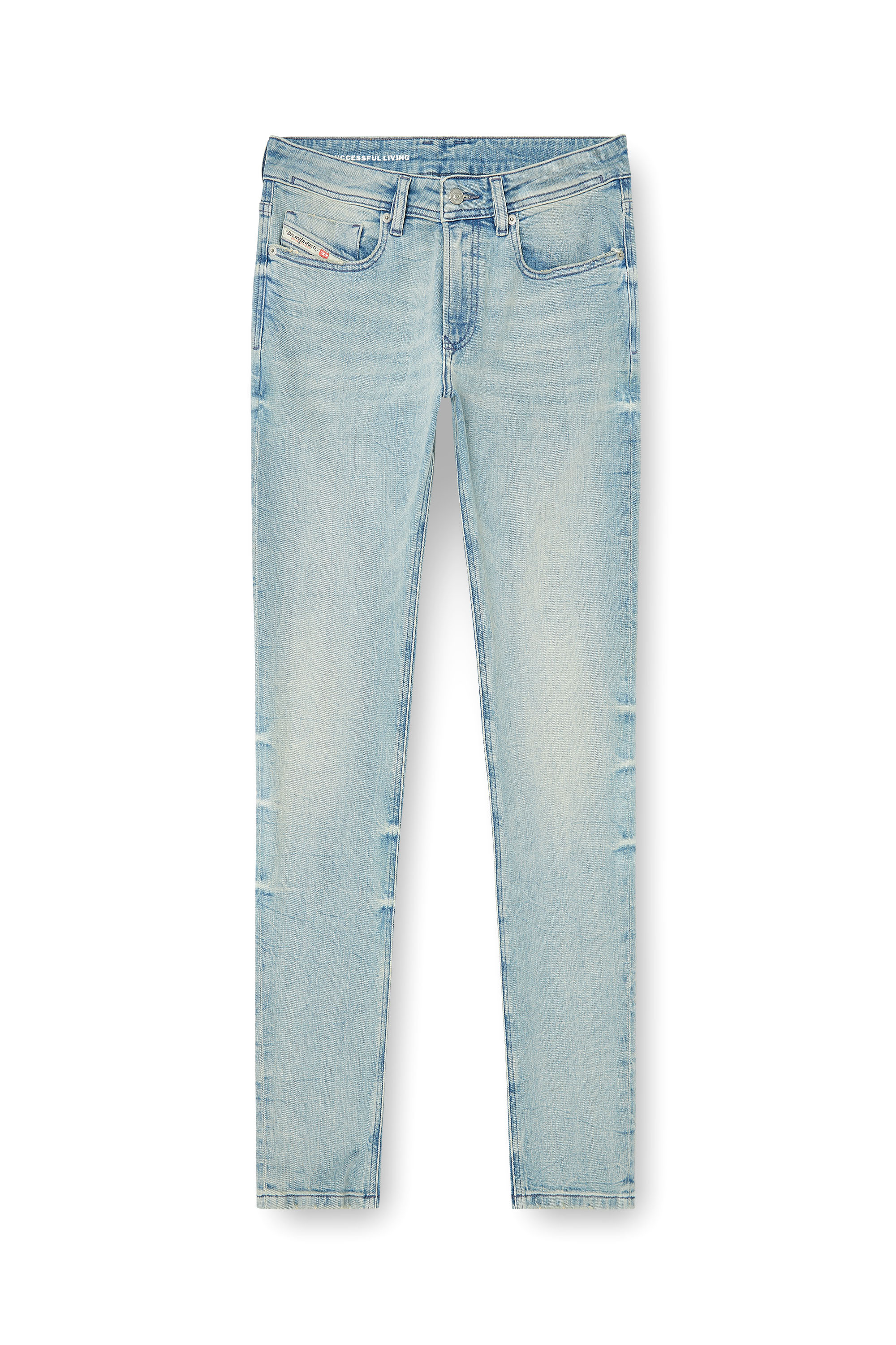 Diesel - Man's Skinny Jeans 1979 Sleenker 0KBBF, Light Blue - 3