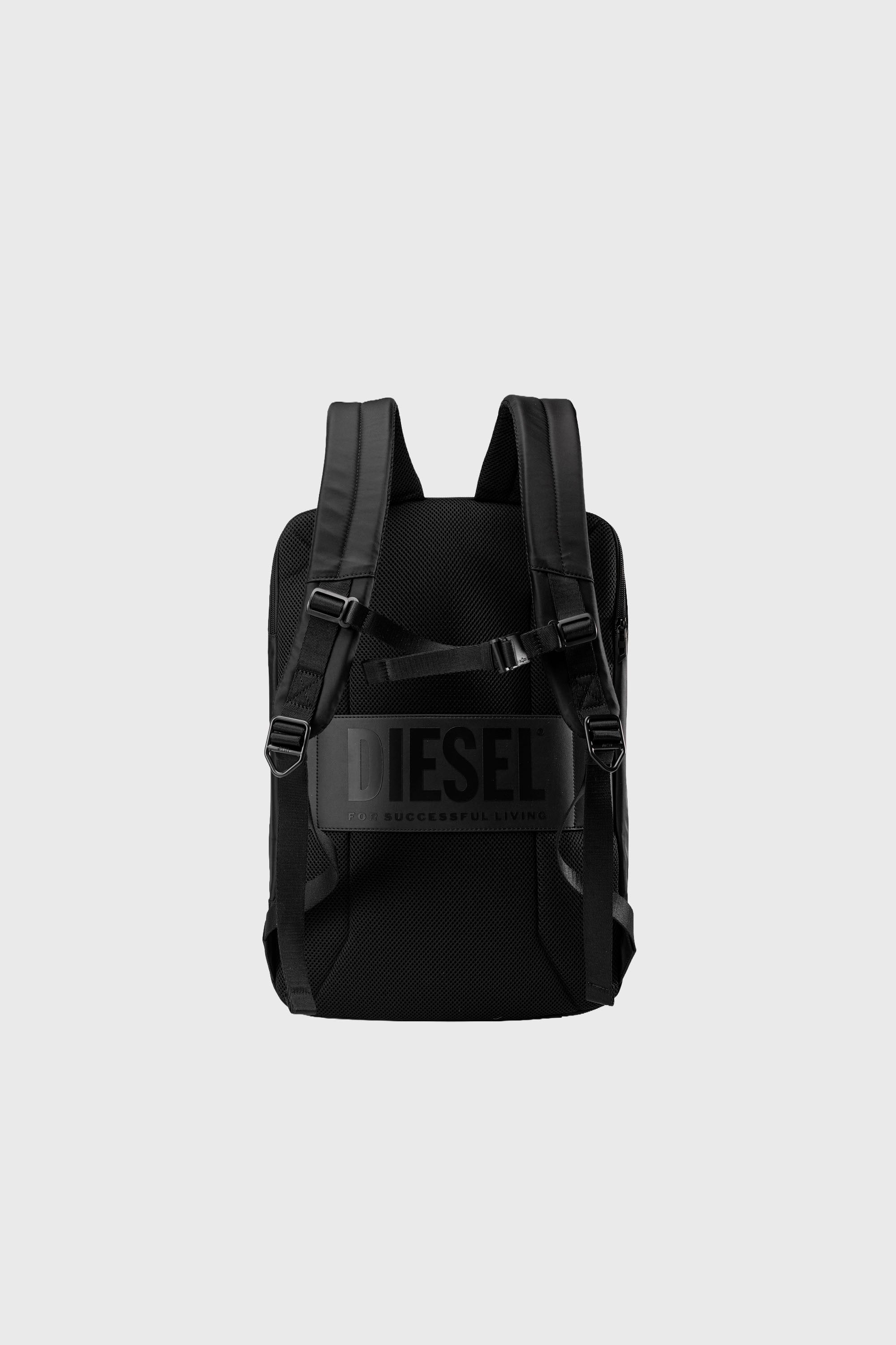 Diesel - DIESEL PC STRONG IMAGE BACKPACK- DSB005, Unisex's Rugged travel backpack in Black - 2