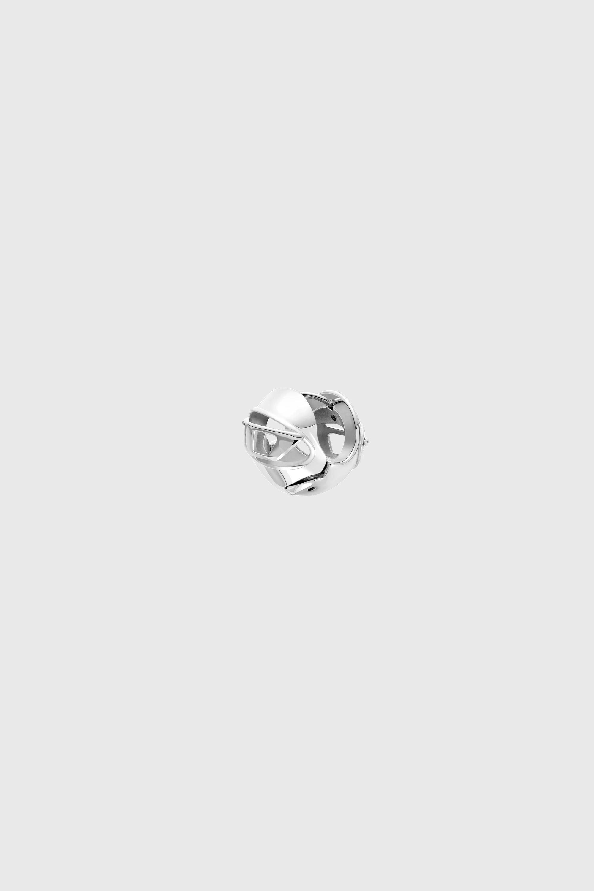 Diesel - DX1718040, Unisex's Stainless Steel Hoop Earring in Silver - 1