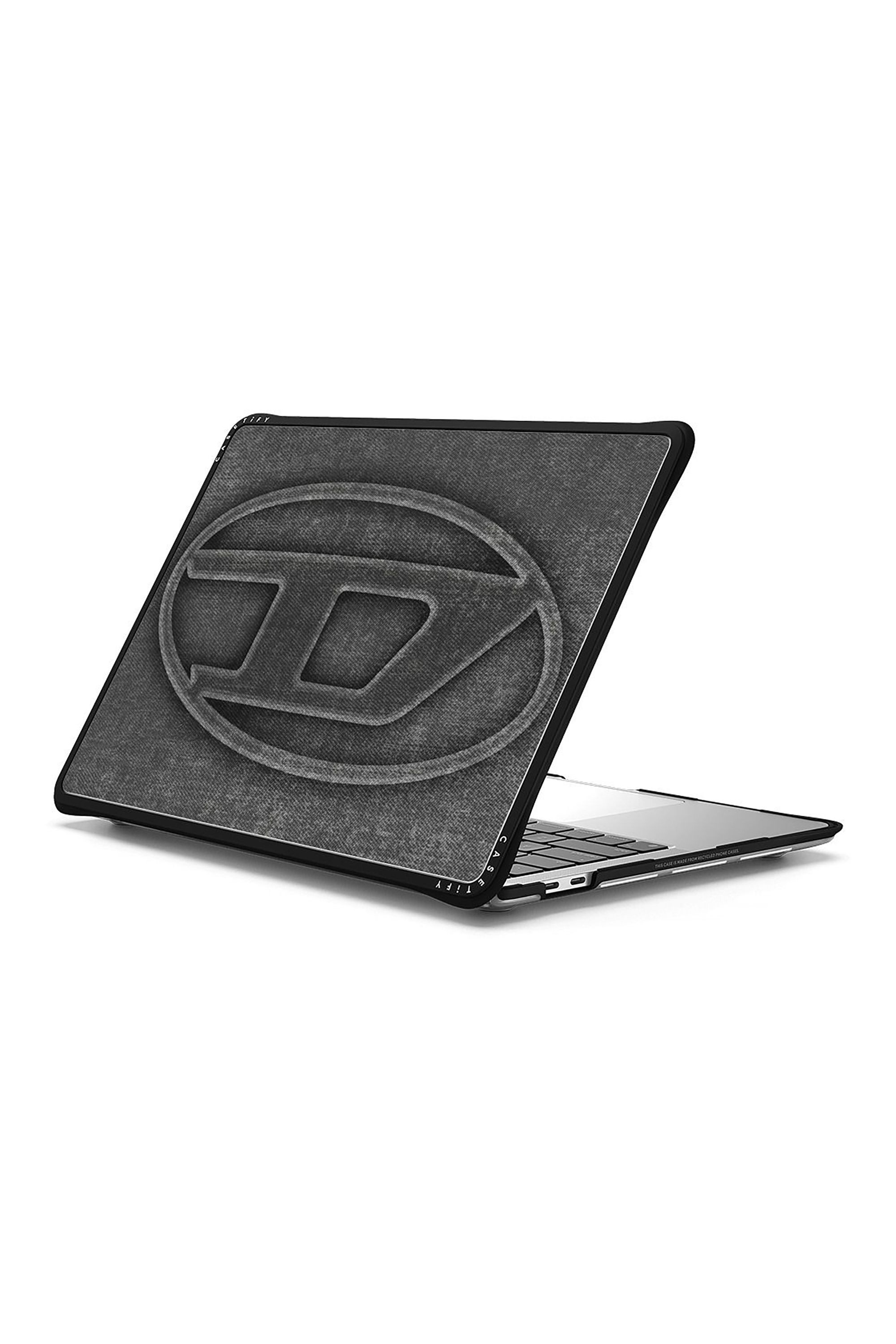 Diesel - 60619 MOULDED CASE, Unisex's Oval D impact case for Macbook 13" in Black - 2
