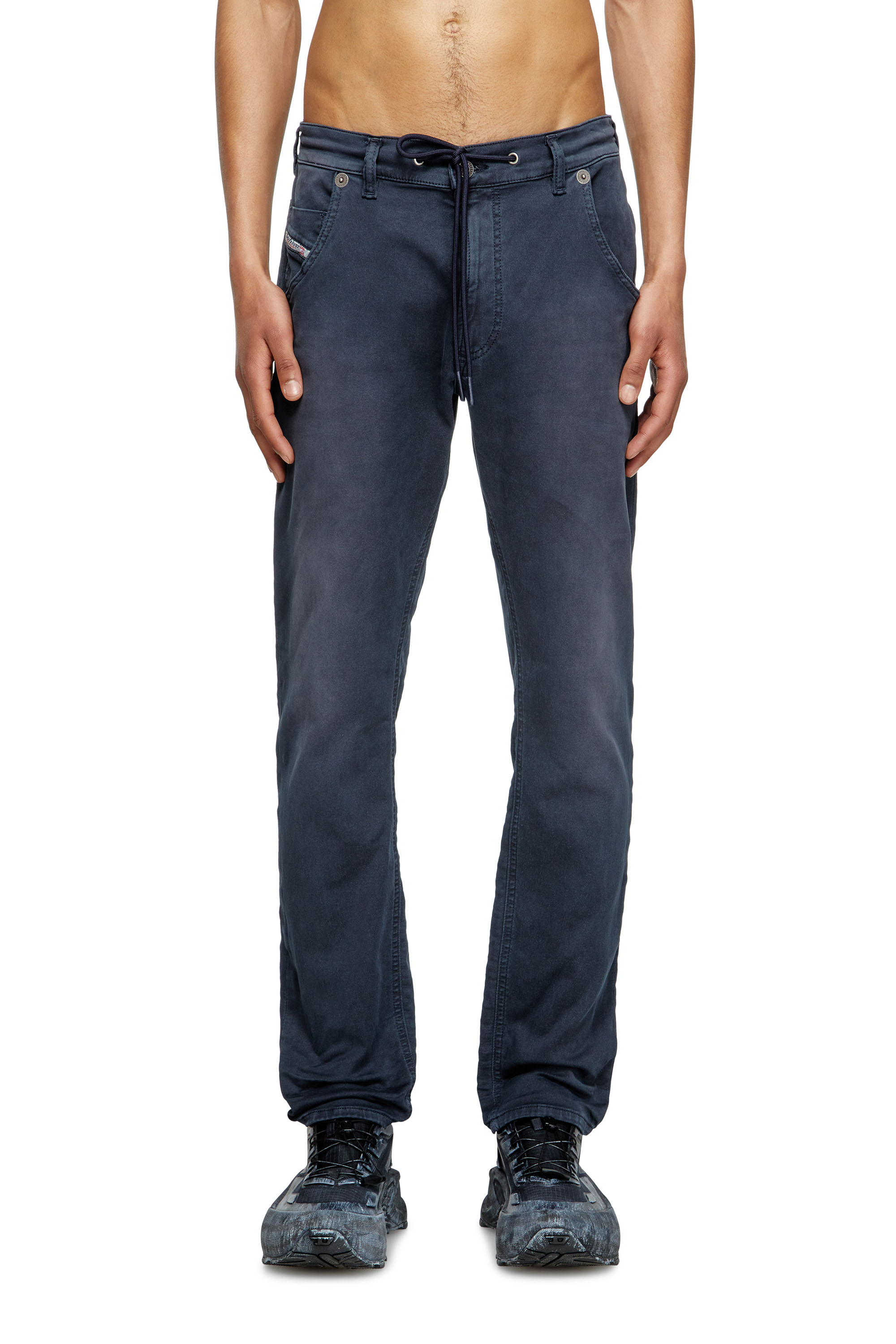 Diesel - Man's Regular 2032 D-Krooley Joggjeans® 0670M, Dark Blue - 3