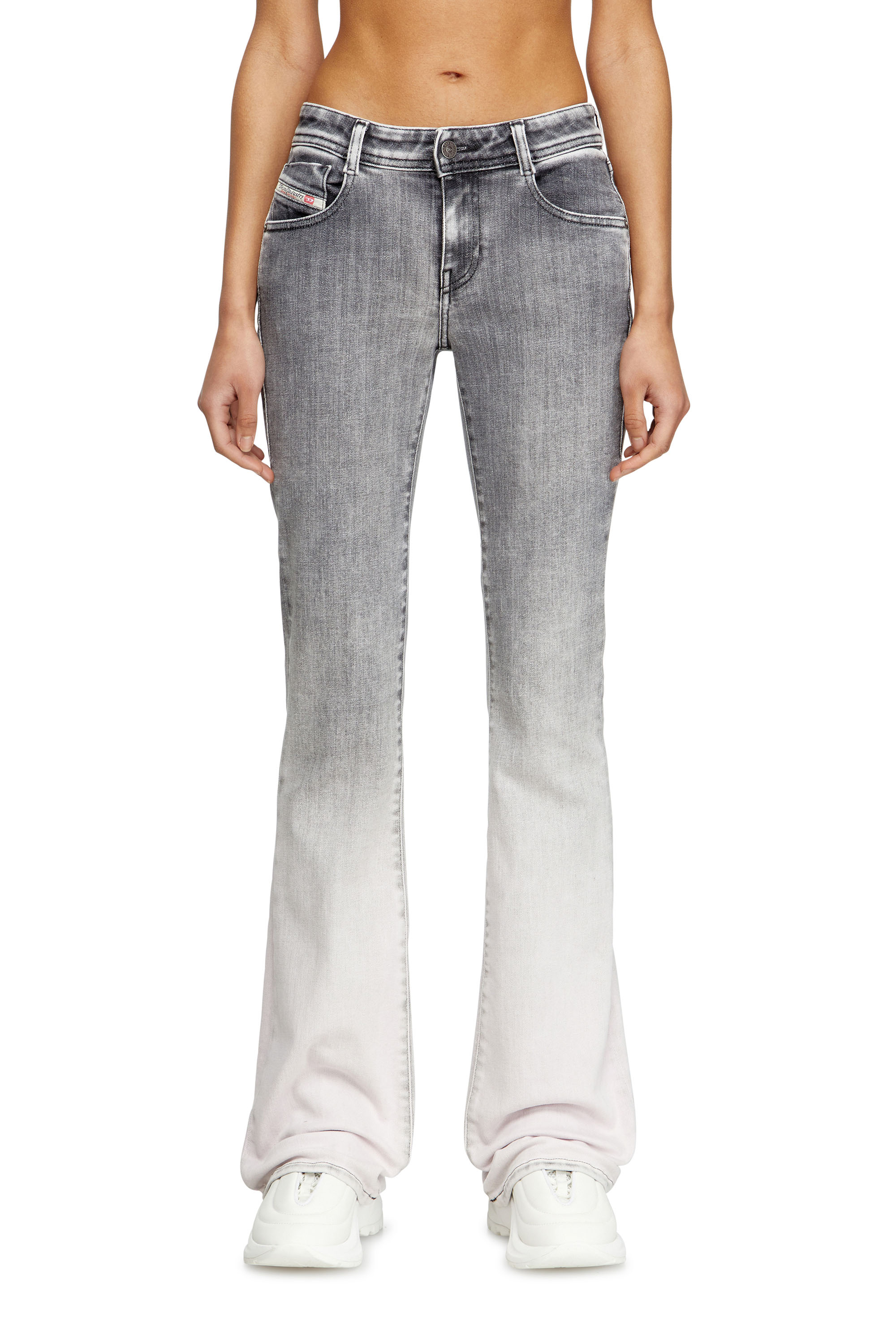 Diesel - Woman's Bootcut Jeans 1969 D-Ebbey 09K53, Light Grey - 1