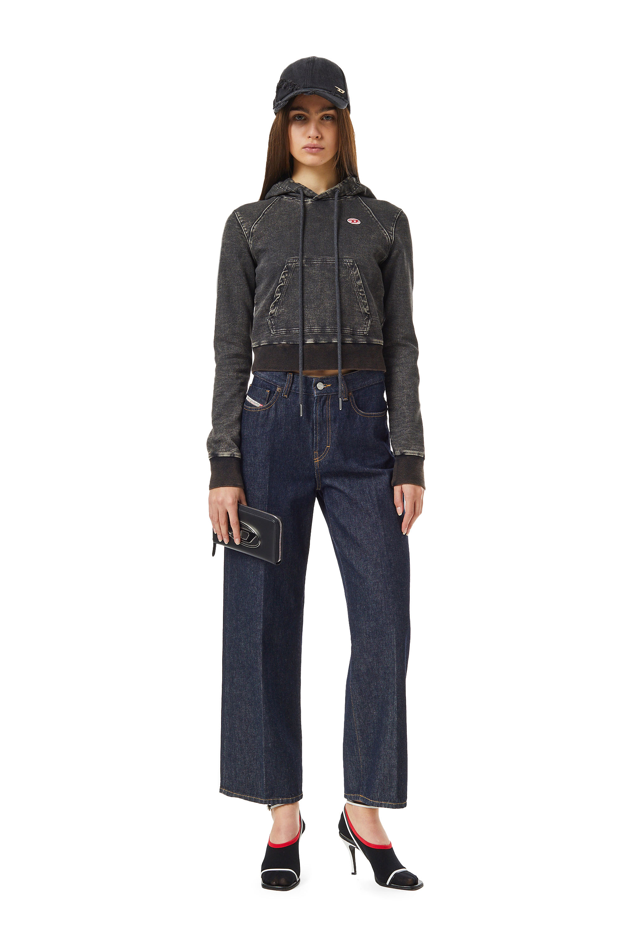 Diesel - 2000 Z9C02 Bootcut and Flare Jeans, Dark Blue - Image 5