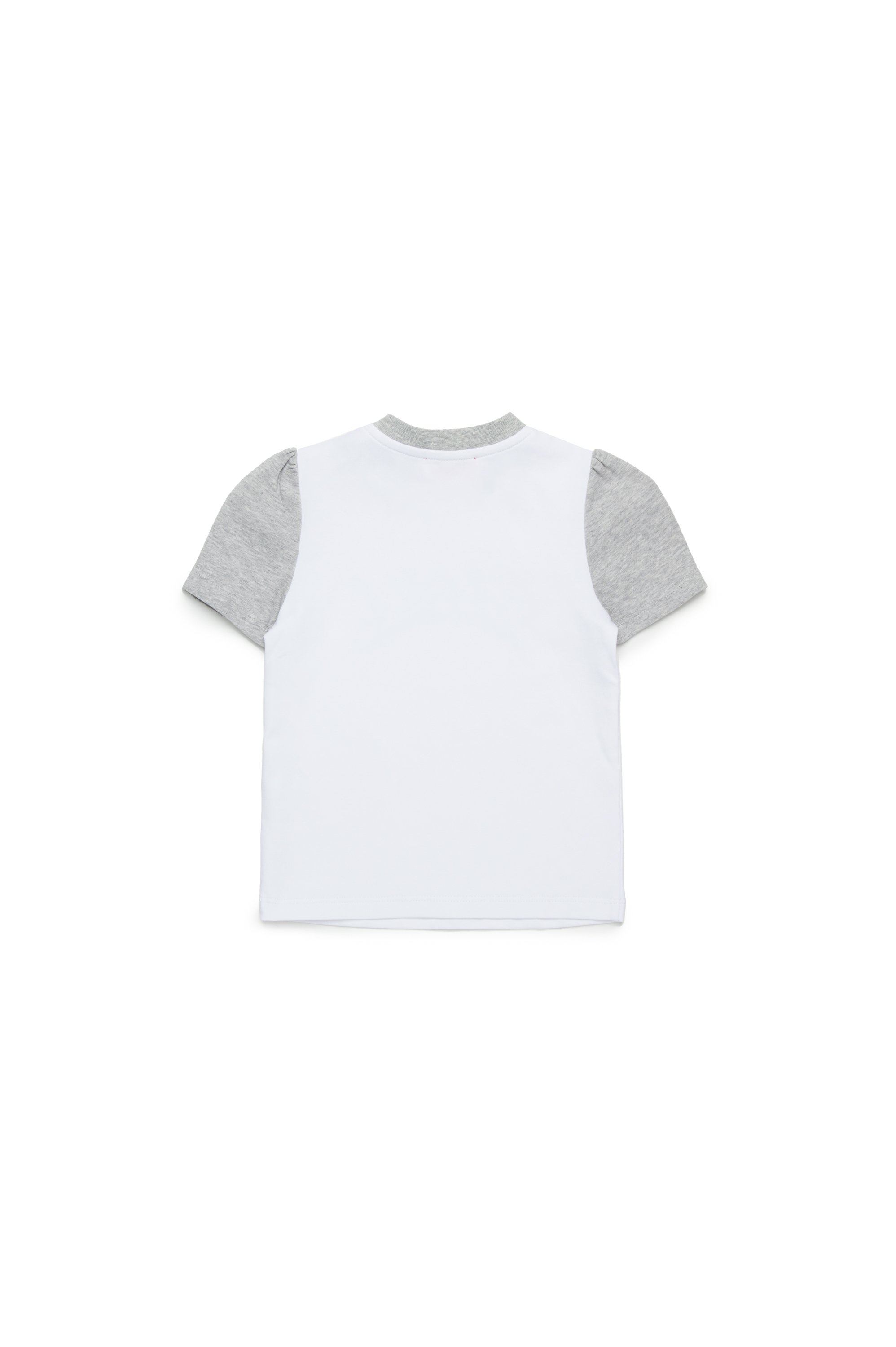 Diesel - TWELB, Woman's Colour-block T-shirt with metallic logo in White - 2