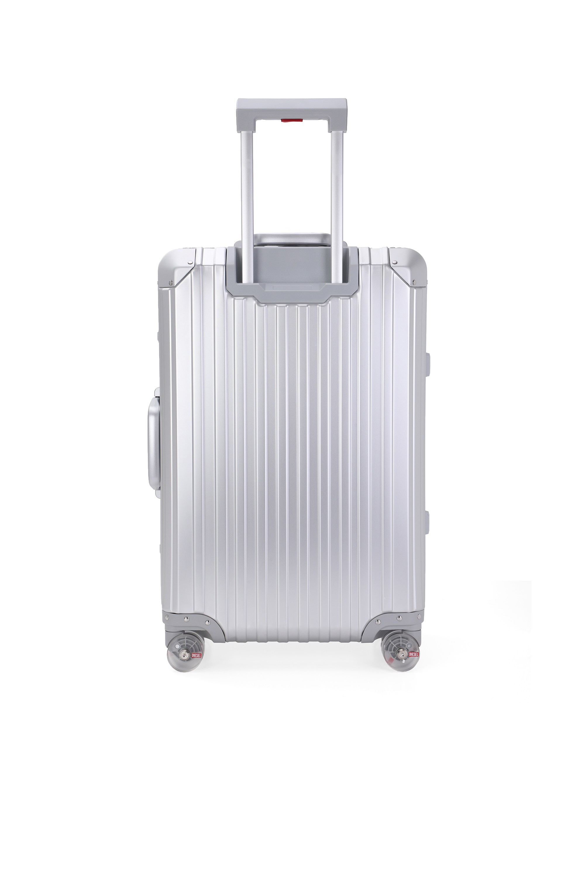 Diesel - DIESEL ALUMINUM TROLLEY- DSL002, Unisex's Aluminum suitcase size M in Silver - 2
