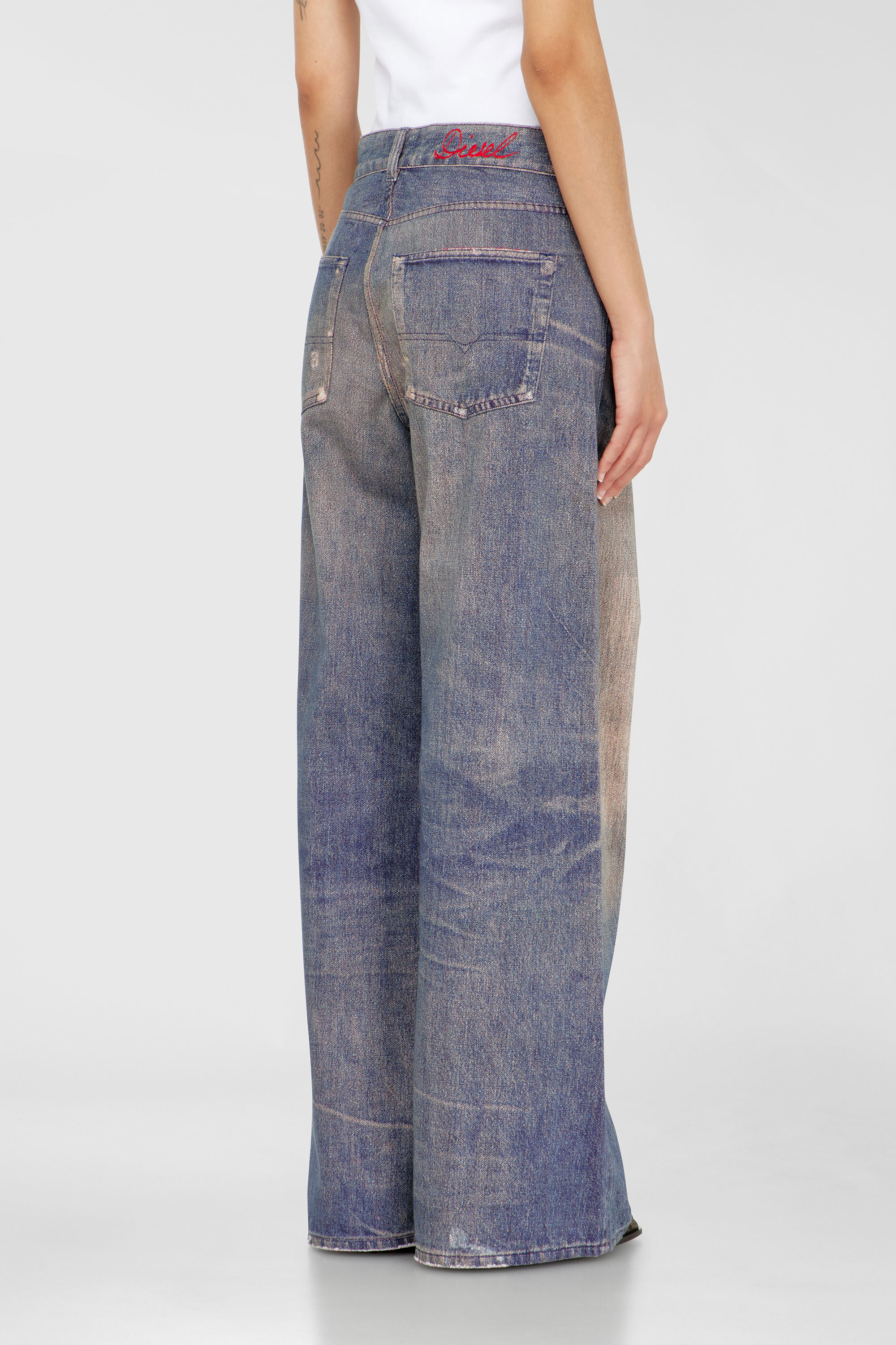 Diesel - Woman's Relaxed Jeans 1996 D-Sire 09P95, Dark Blue - 5