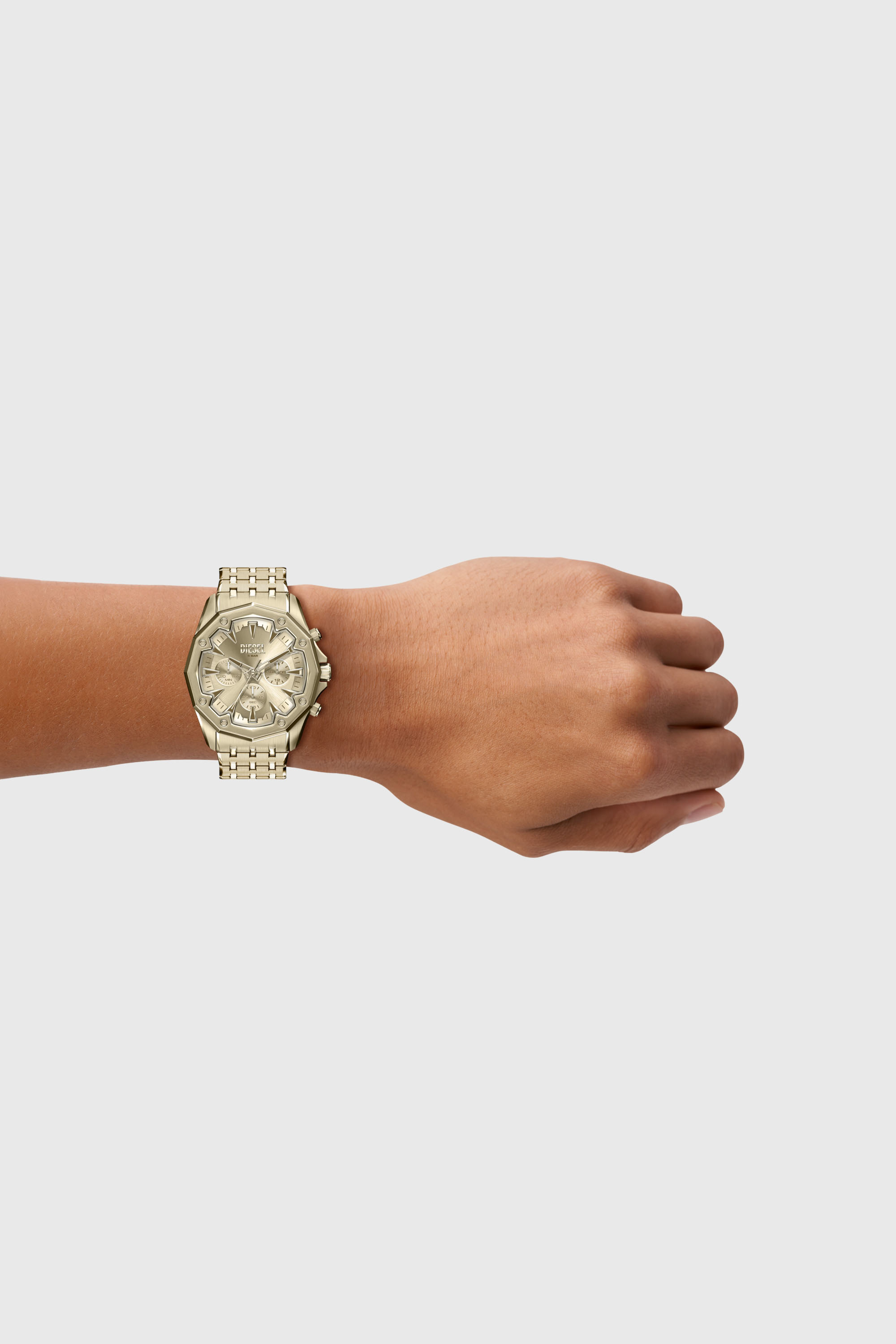 Diesel - DZ4707 WATCH, Man's Stinger Gold-Tone Stainless Steel Watch in Gold - 5