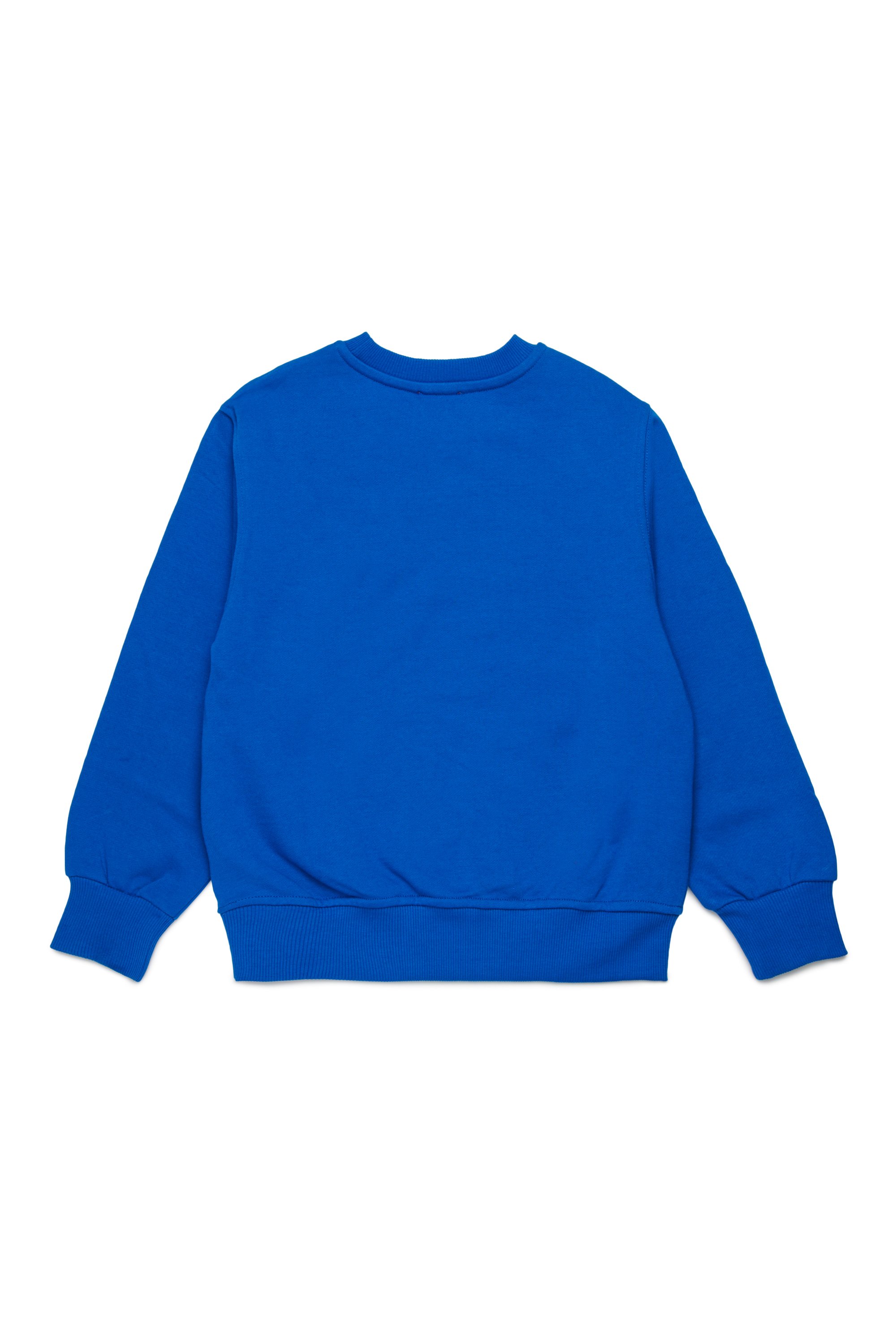 Diesel - SGINNL8 OVER, Man's Sweatshirt with smudged logo in Blue - 2