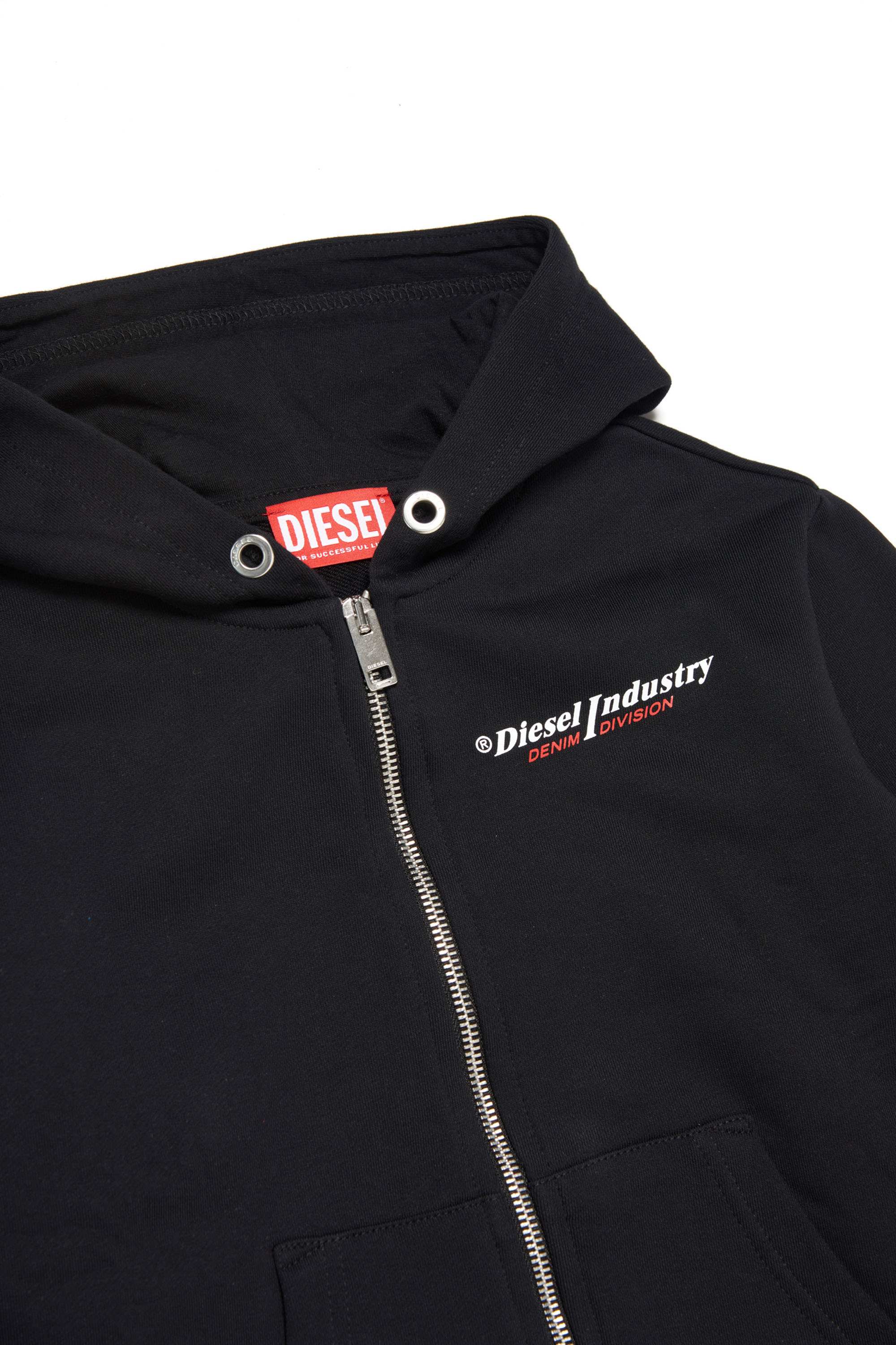Diesel - SGINNHOODZIPIND OVER, Black - Image 3