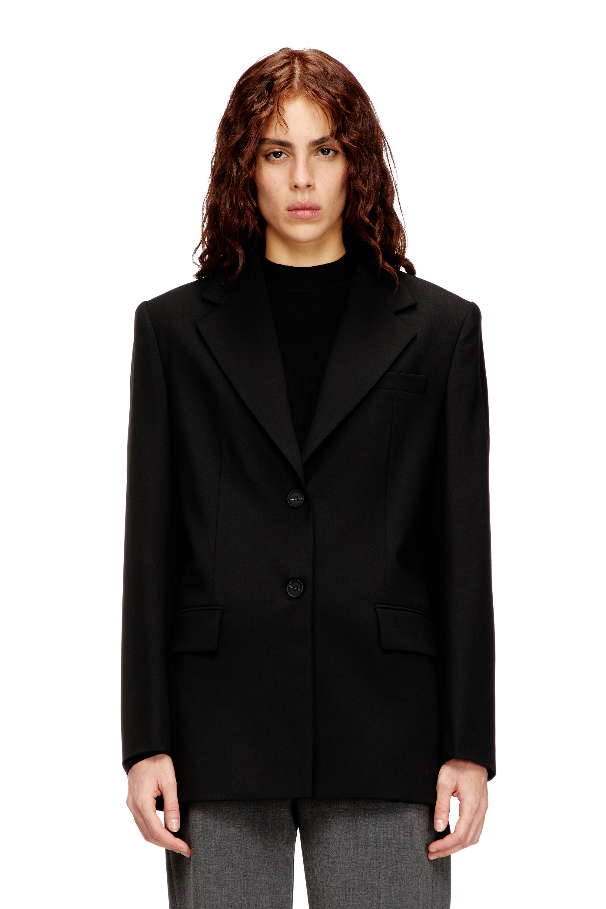 Diesel - G-KESS-R1, Woman's Blazer in wool blend in null - 1