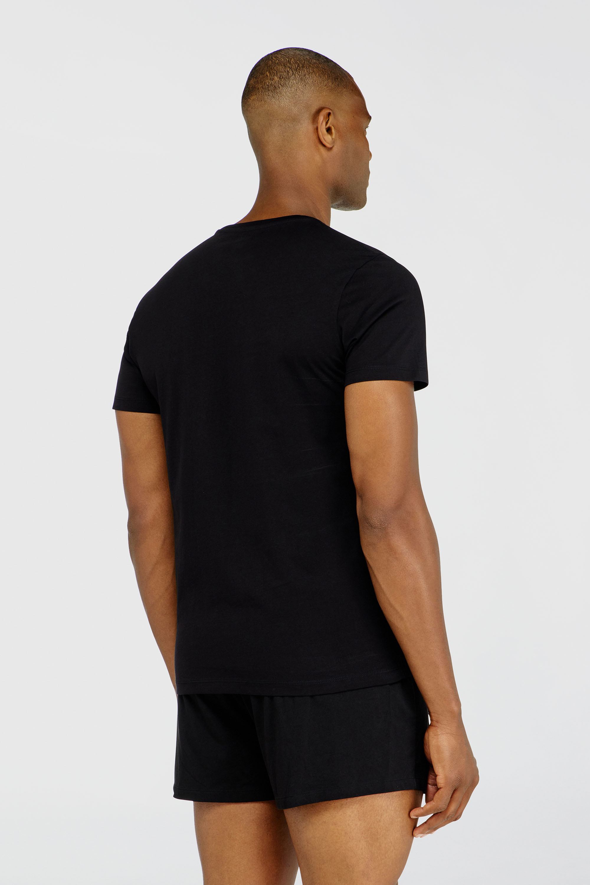 Diesel - RANDAL-D-CORE-3PACK, Man's Set of 3 cotton T-shirts in Black - 4