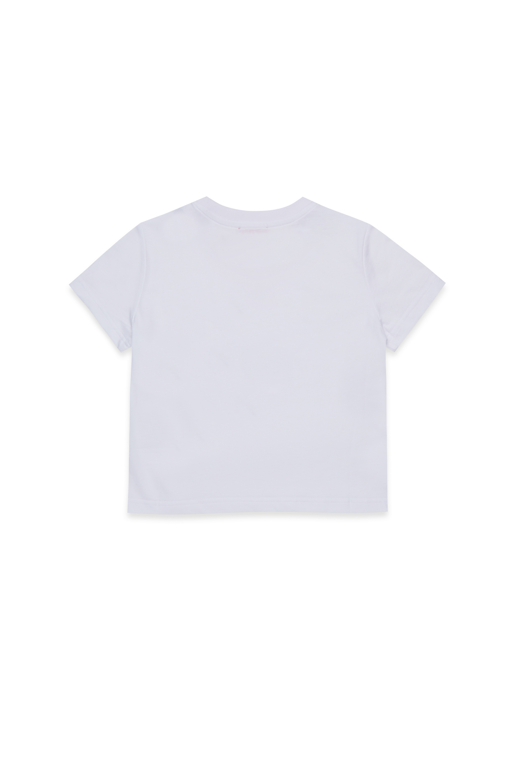 Diesel - TSEQUINSG, Woman's Cotton T-shirt with sequin logo in White - 2