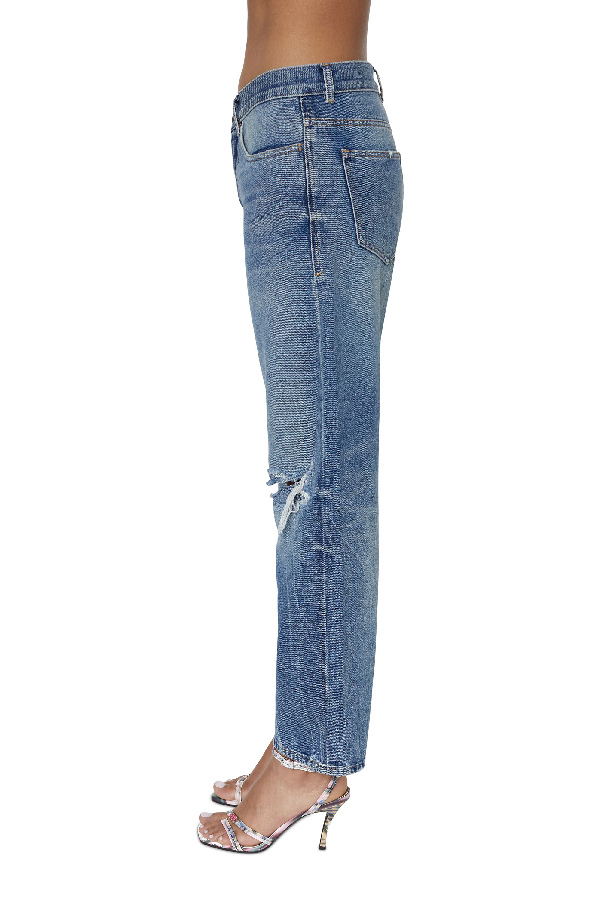 Diesel - 2016 D-Air 09E02 Boyfriend Jeans, Medium blue - Image 4