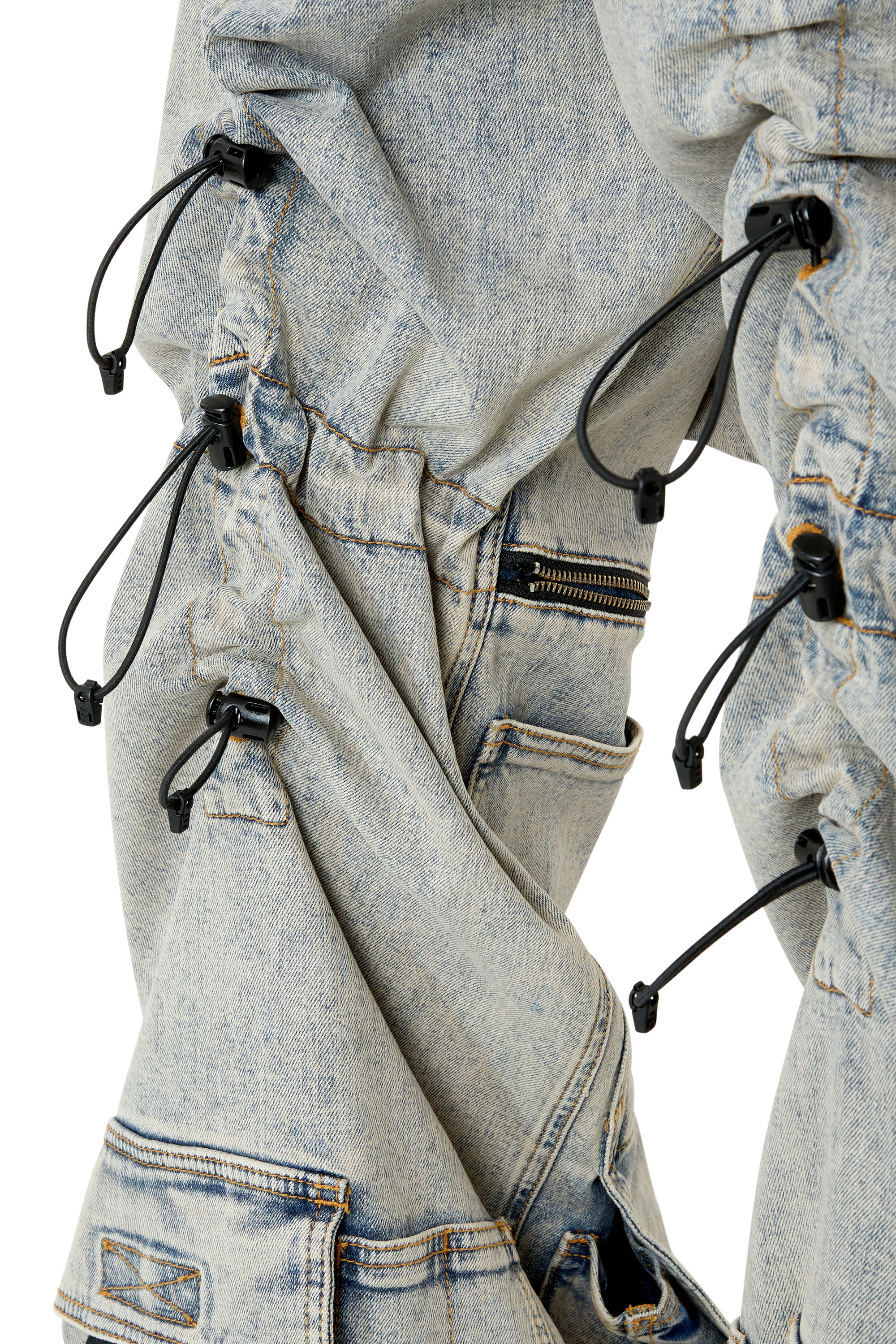 Diesel - Straight Jeans D-Onlypockets 09F12, Medium blue - Image 4