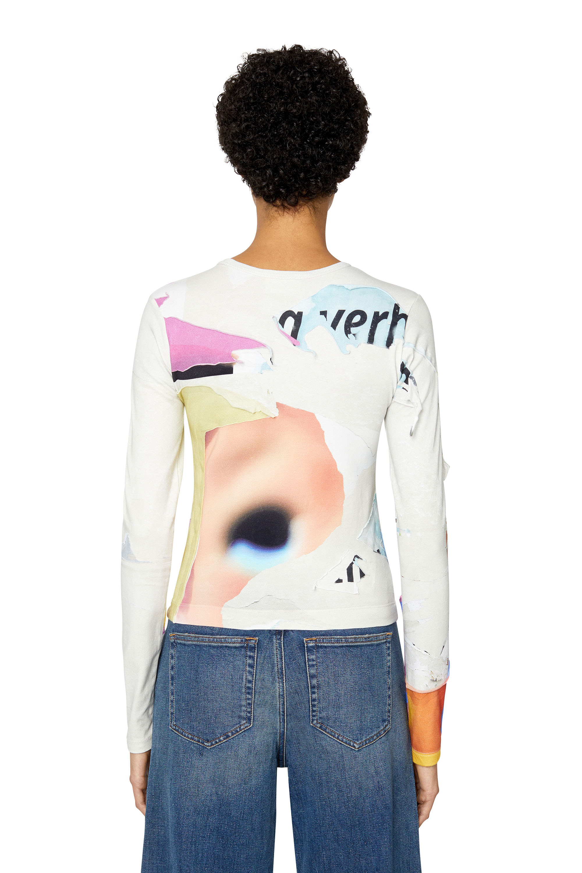 Diesel - T-ANJET-POFF, White - Image 4