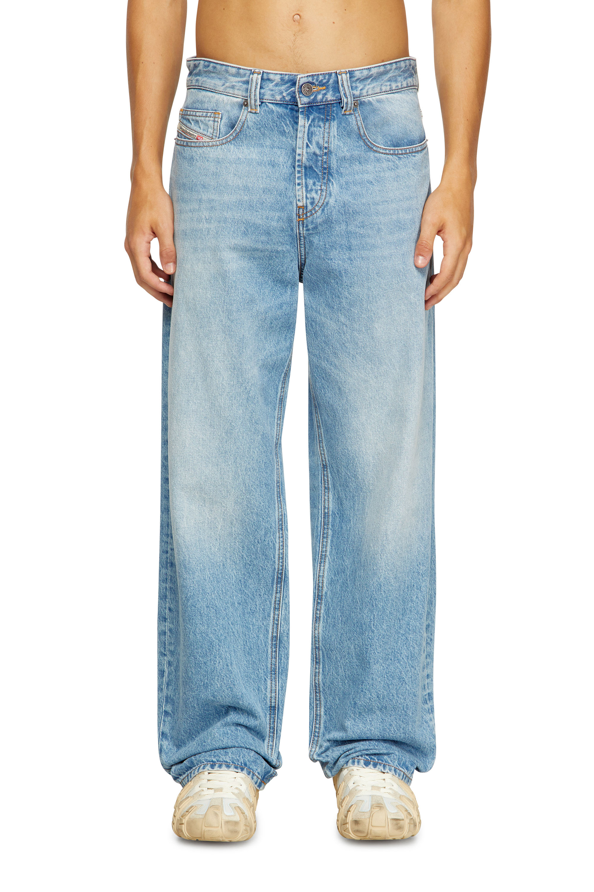 Diesel - Man's Relaxed Jeans 2001 D-Macro 09I29, Light Blue - 1