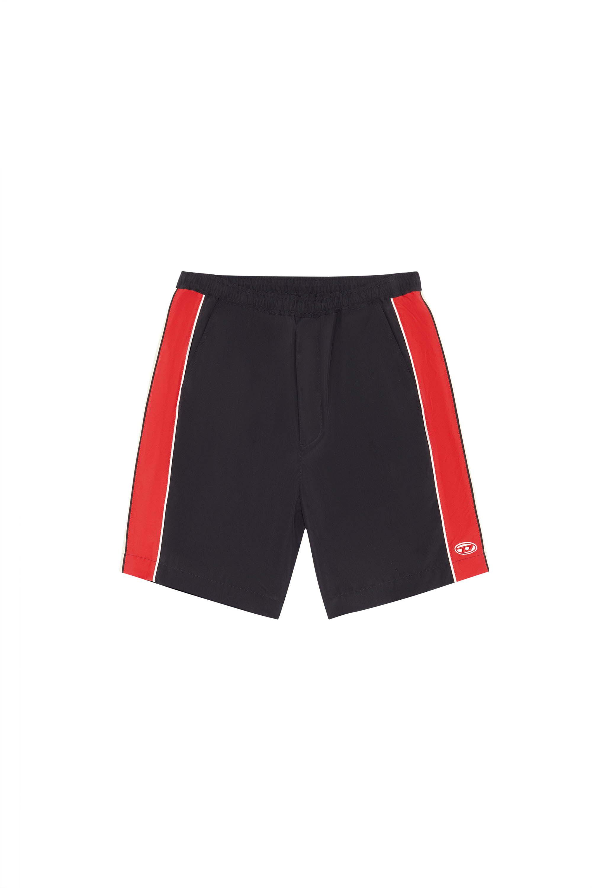 P-SPORTS-SHORT, Black/Red - Pants