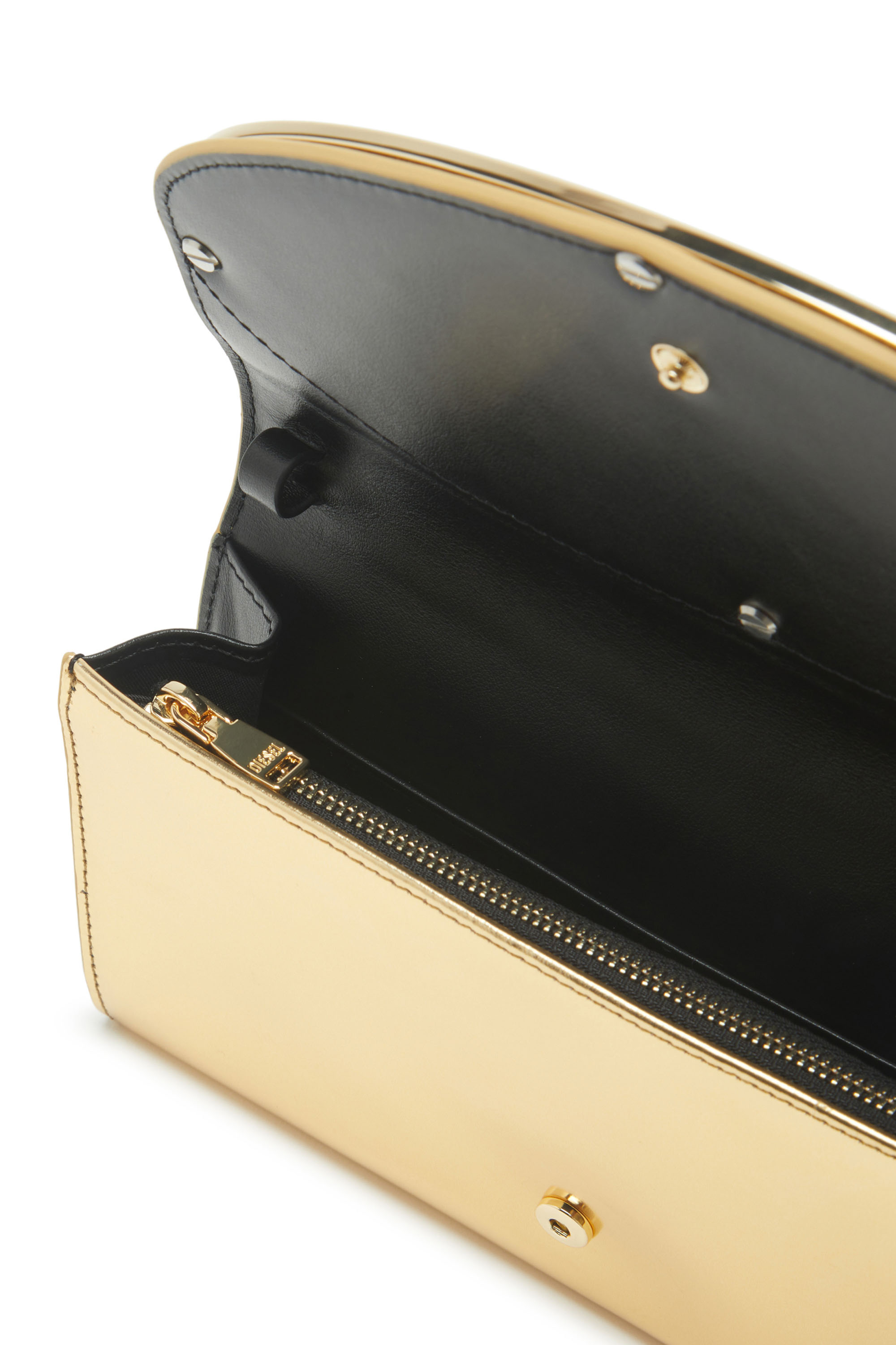 Diesel - LONG WALLET ZIP XXL, Gold - Image 3