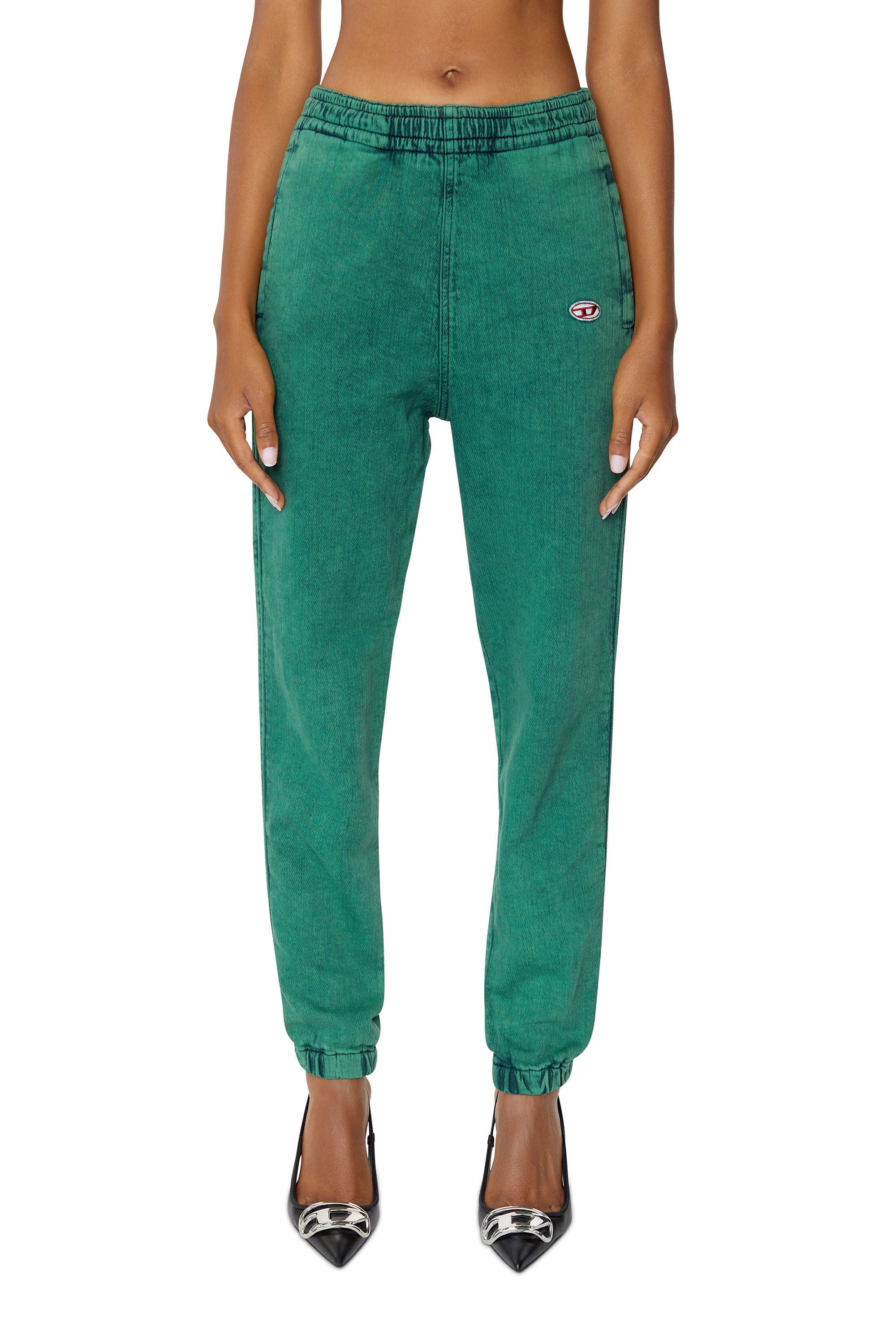 Diesel - D-Lab Track Denim 09E32 Tapered, Green - Image 1