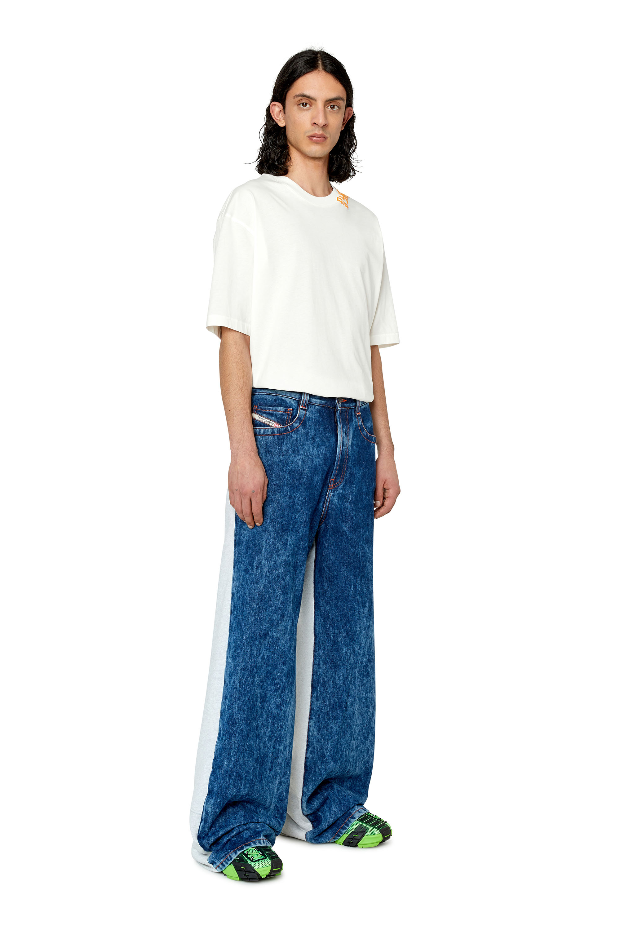 Diesel - D-Riser 0EMAD Straight Jeans, Dark Blue - Image 4