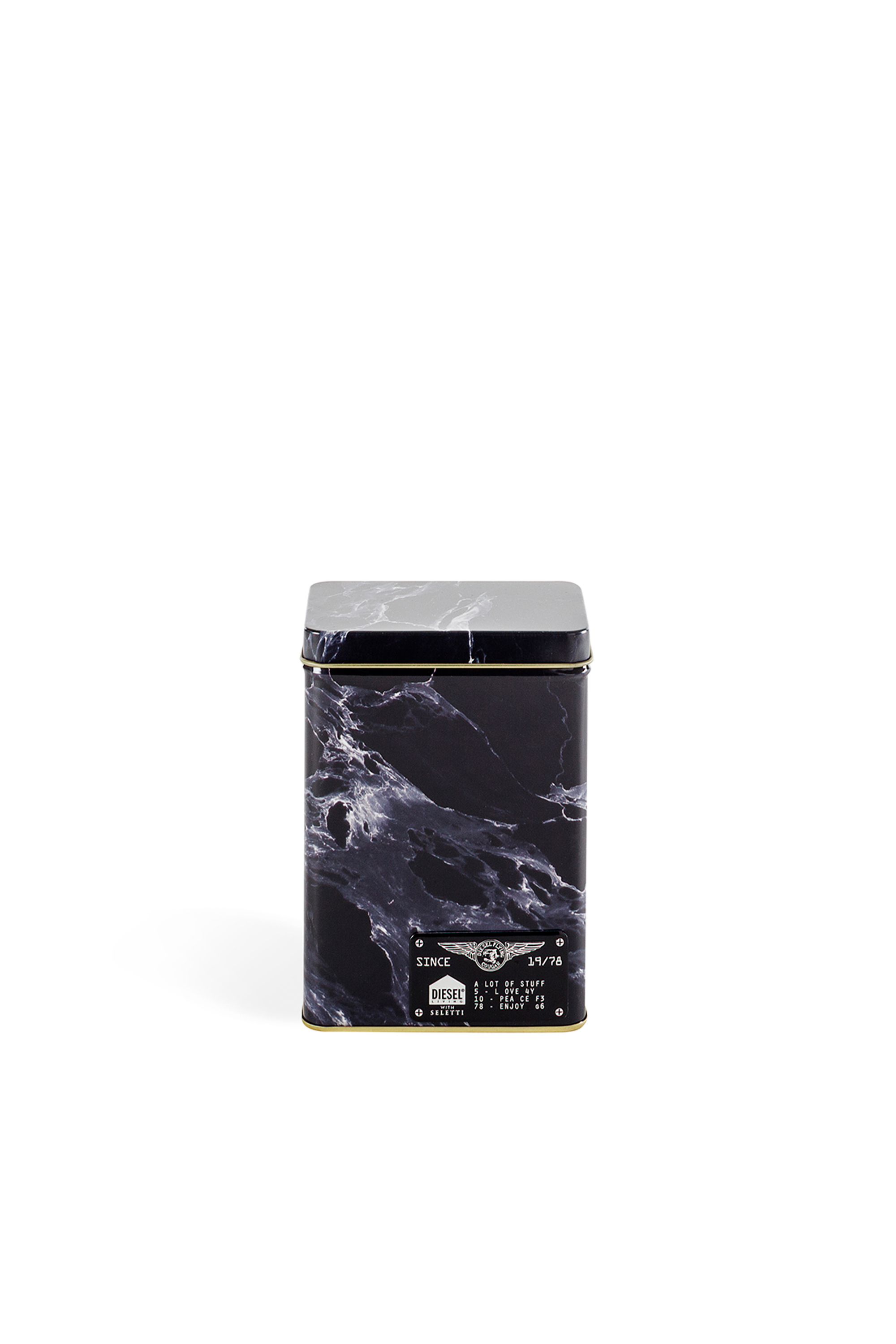 Diesel - 11100 SURVIVAL, Unisex's Black metal box with lid in Black/Grey - 1