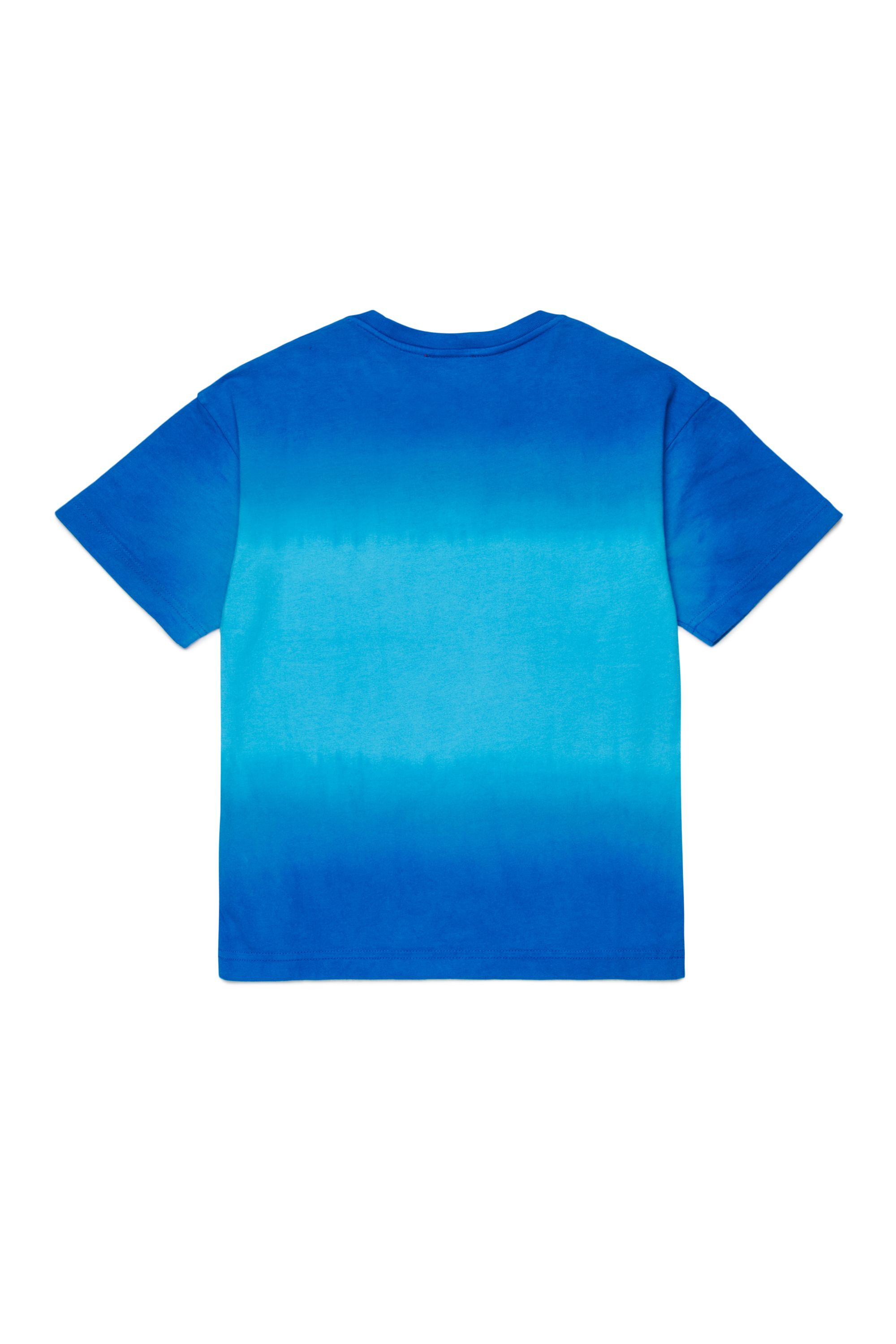 Diesel - TSHADE OVER, Man's Cotton T-shirt with ombre wash in Blue - 2
