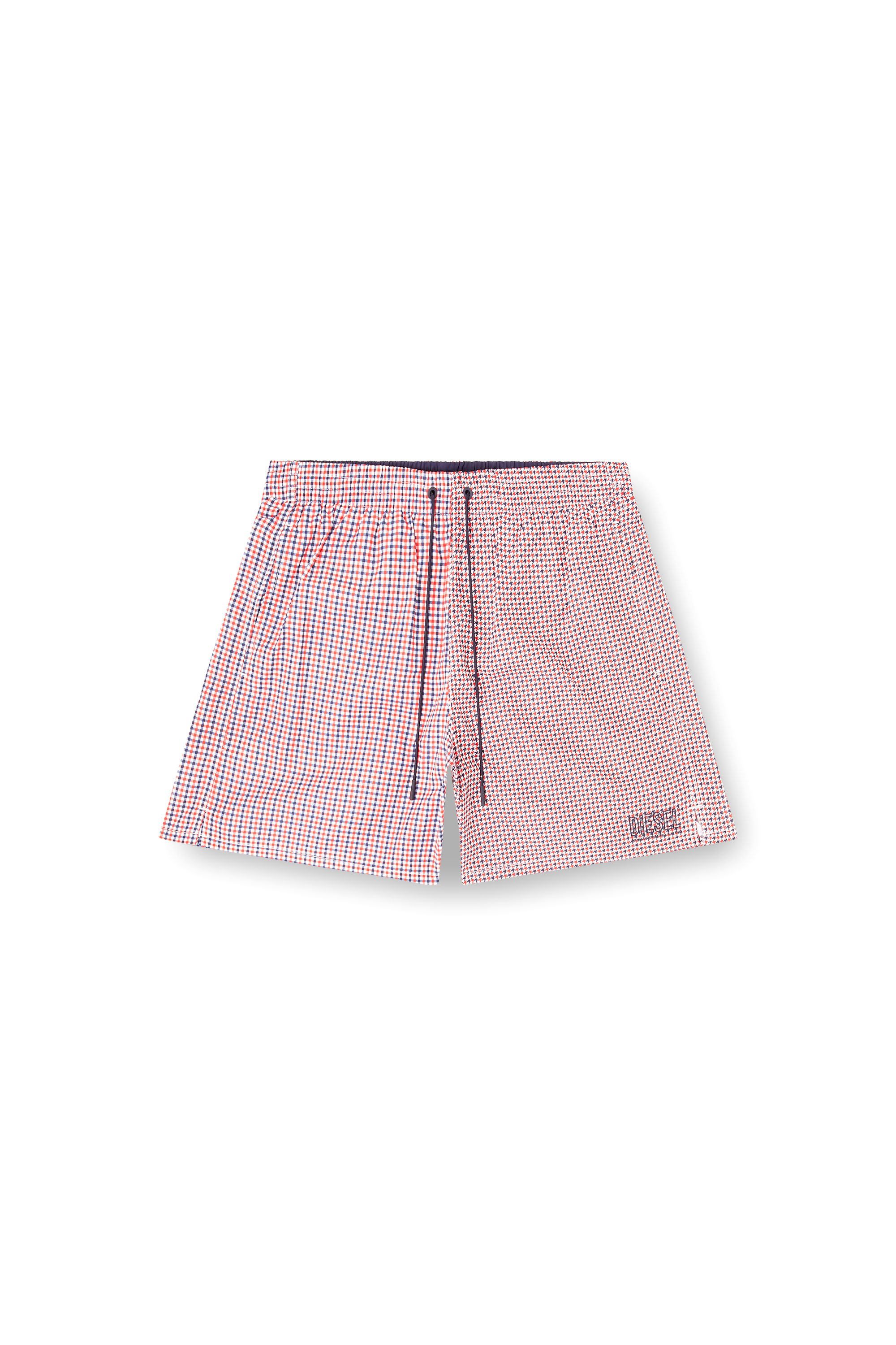 Diesel - SPORT-41-D-CORE, Man's Swim shorts with mixed patterns in Multicolor - 3