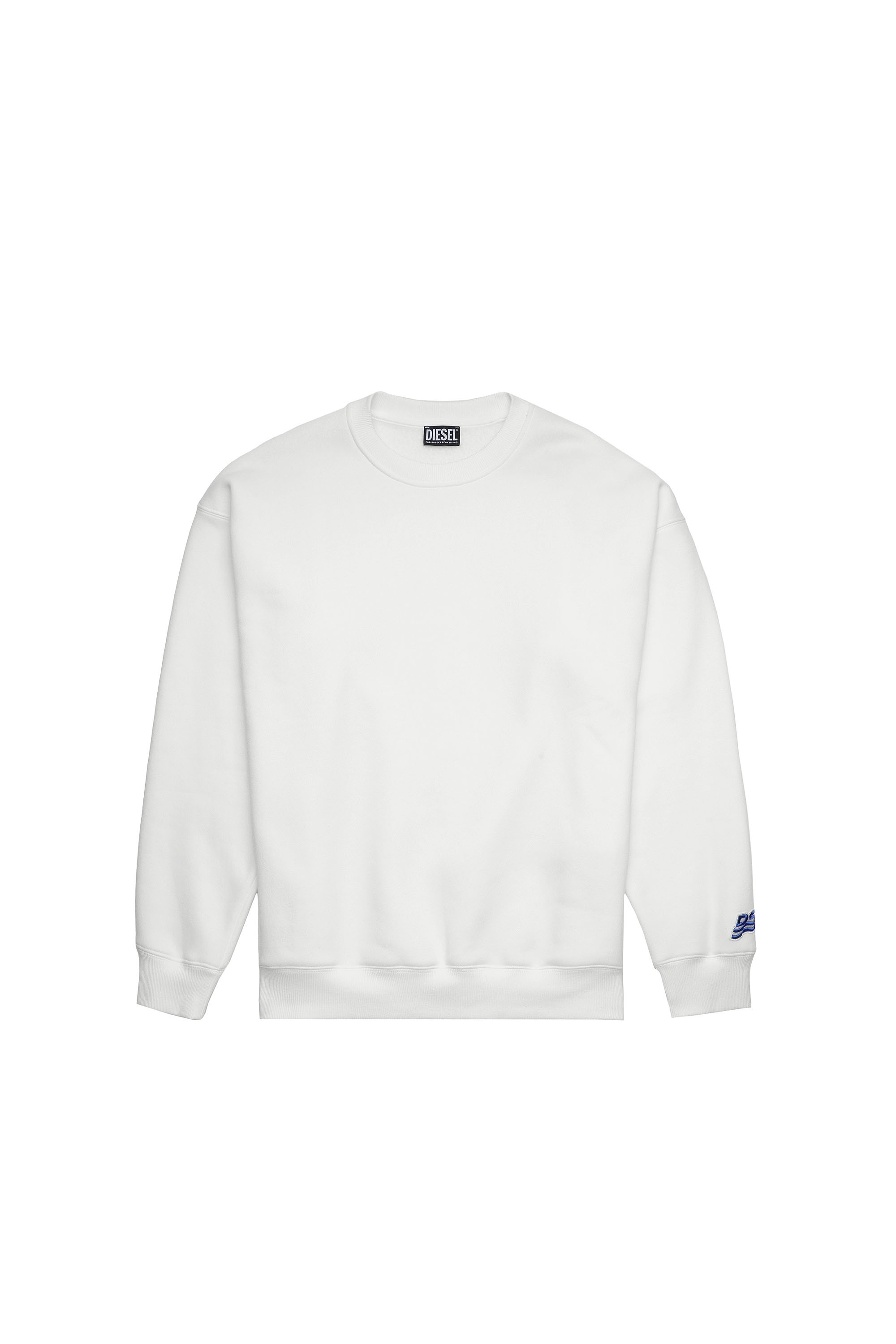 S-MART-RIB-B1, White - Sweaters