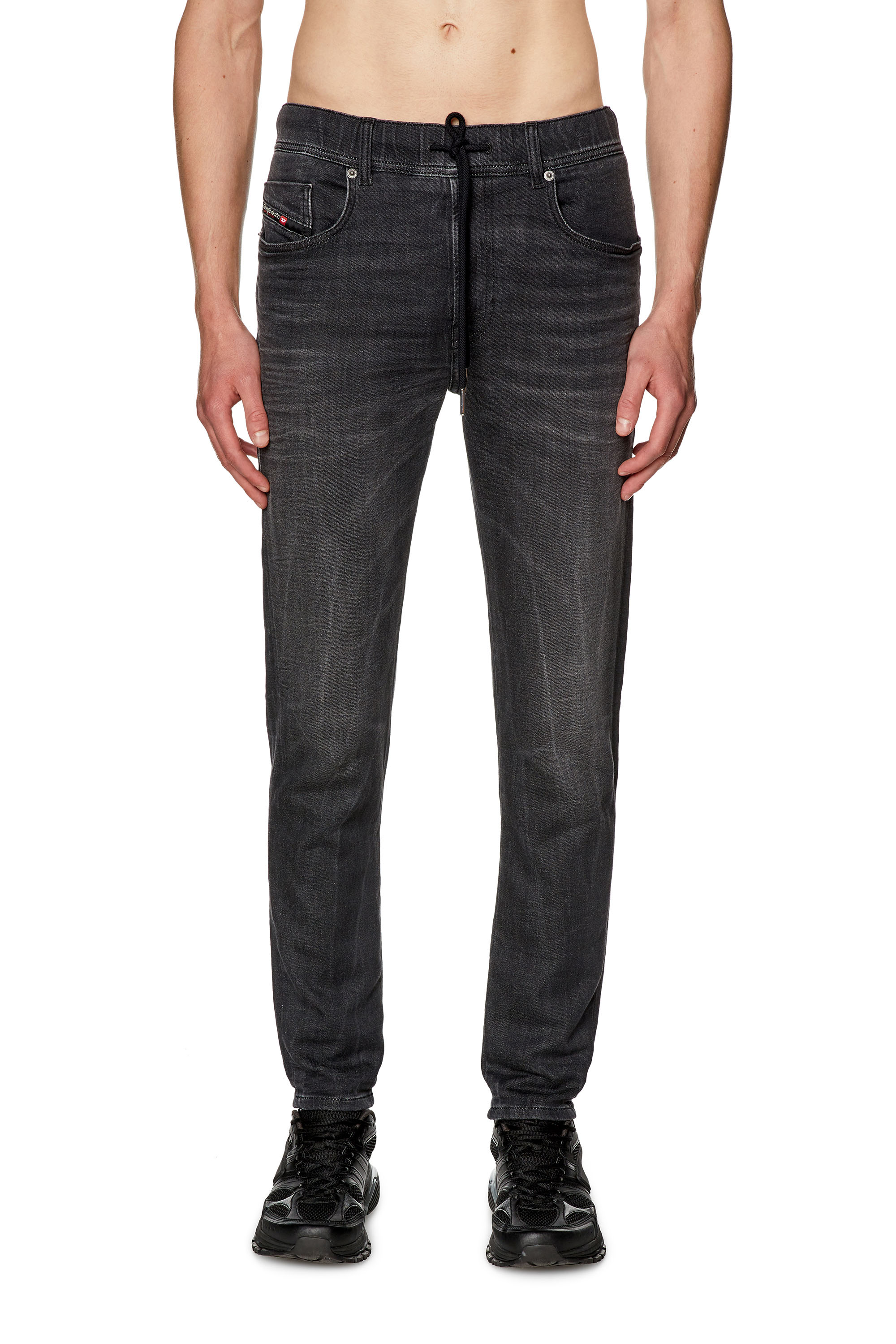 Diesel - Slim E-Spender JoggJeans® 068FS, Black/Dark grey - Image 1