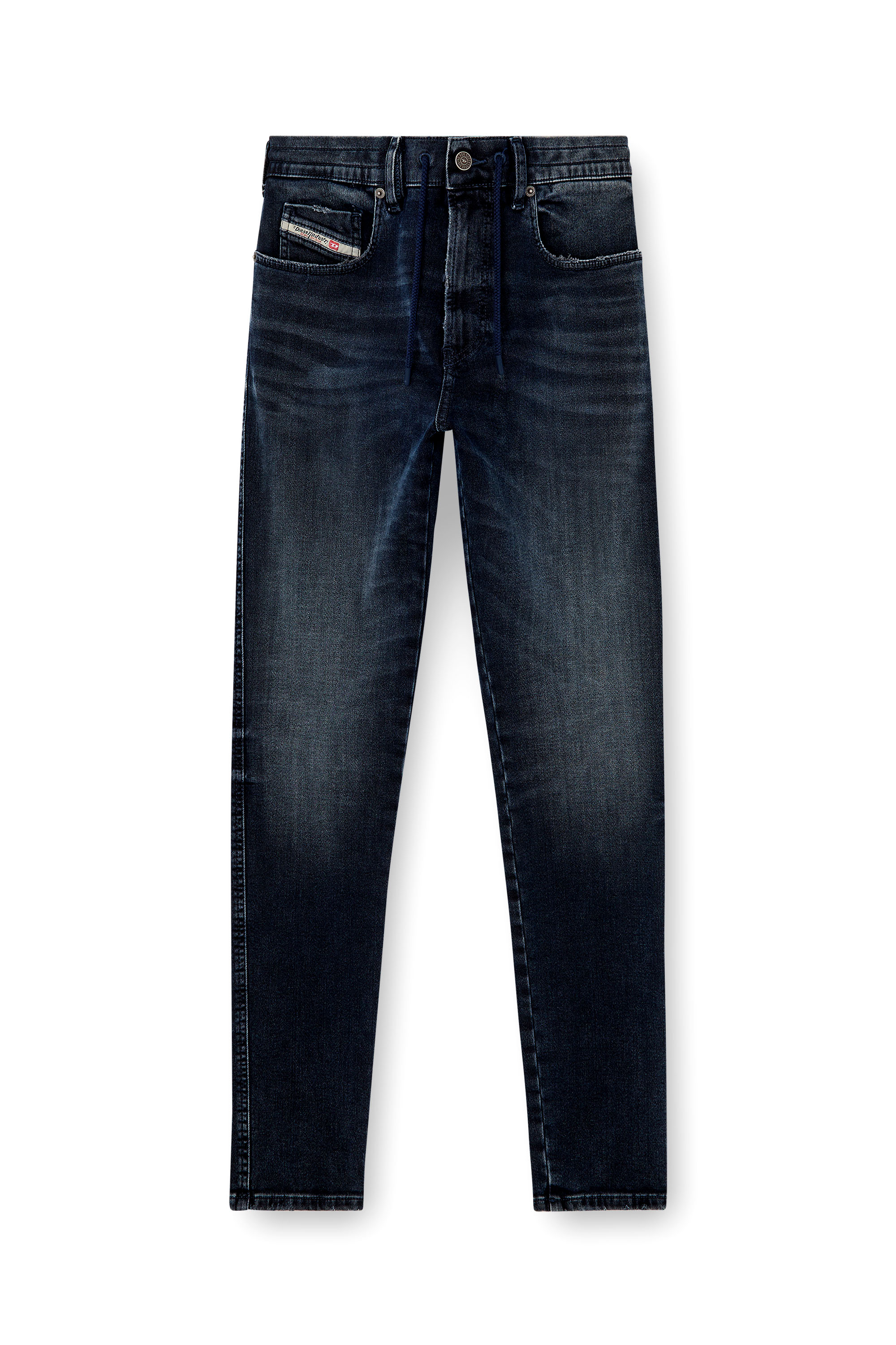 Diesel - Man's Slim 2062 D-Strukt Joggjeans&reg; 09N80, Dark Blue - 3